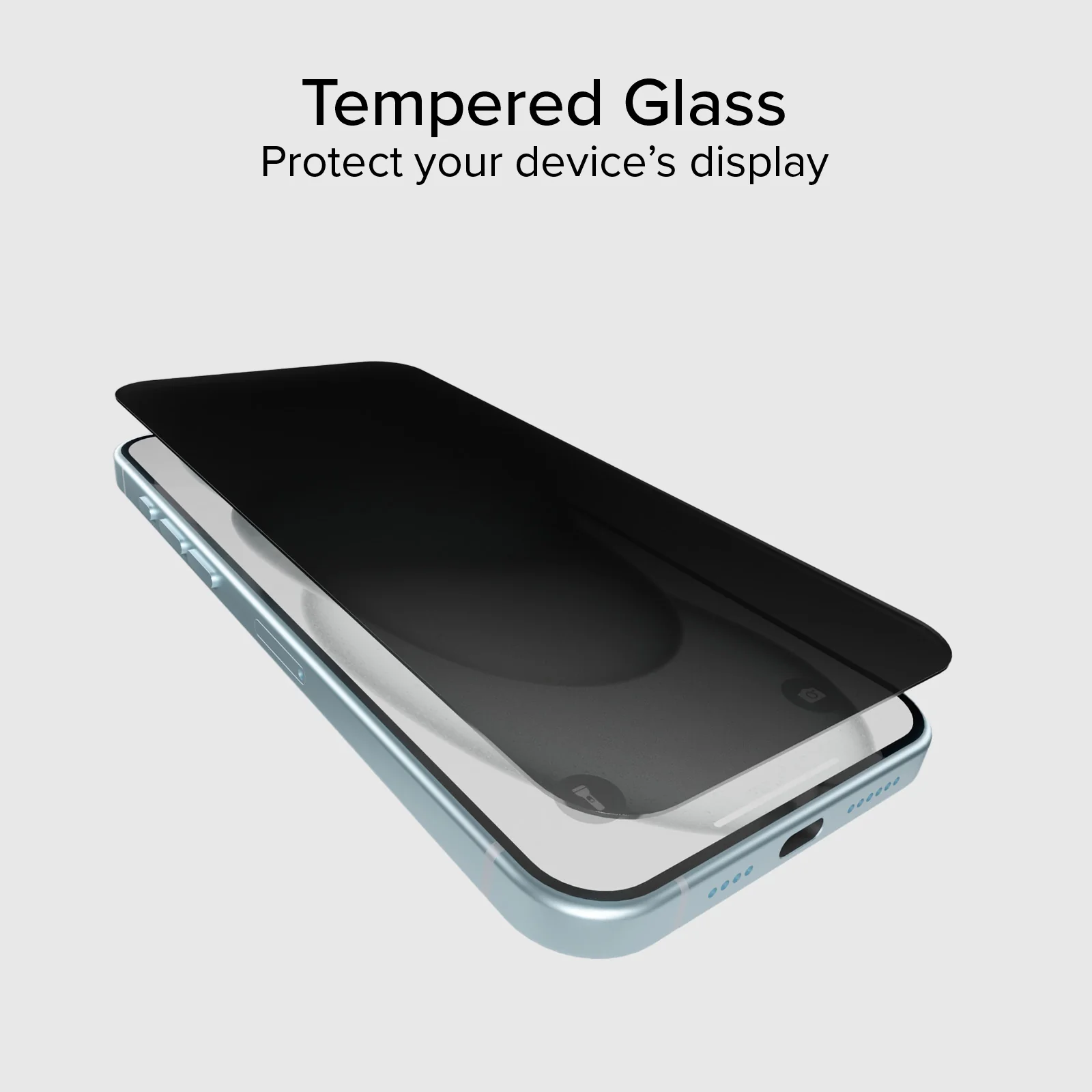 Glass screen protector Full Cover Privacy per iPhone 15 Plus - Image 4