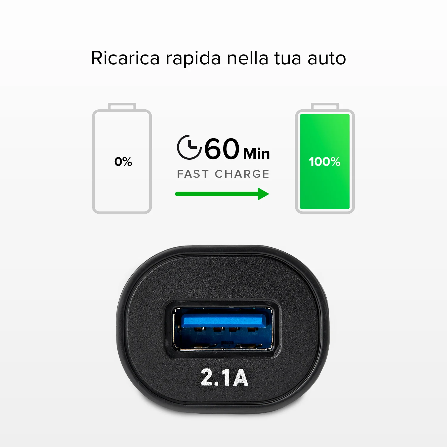 Kit mini caricatore auto 10 Watt - Ricarica rapida e cavo USB-Micro-USB incluso - Image 7