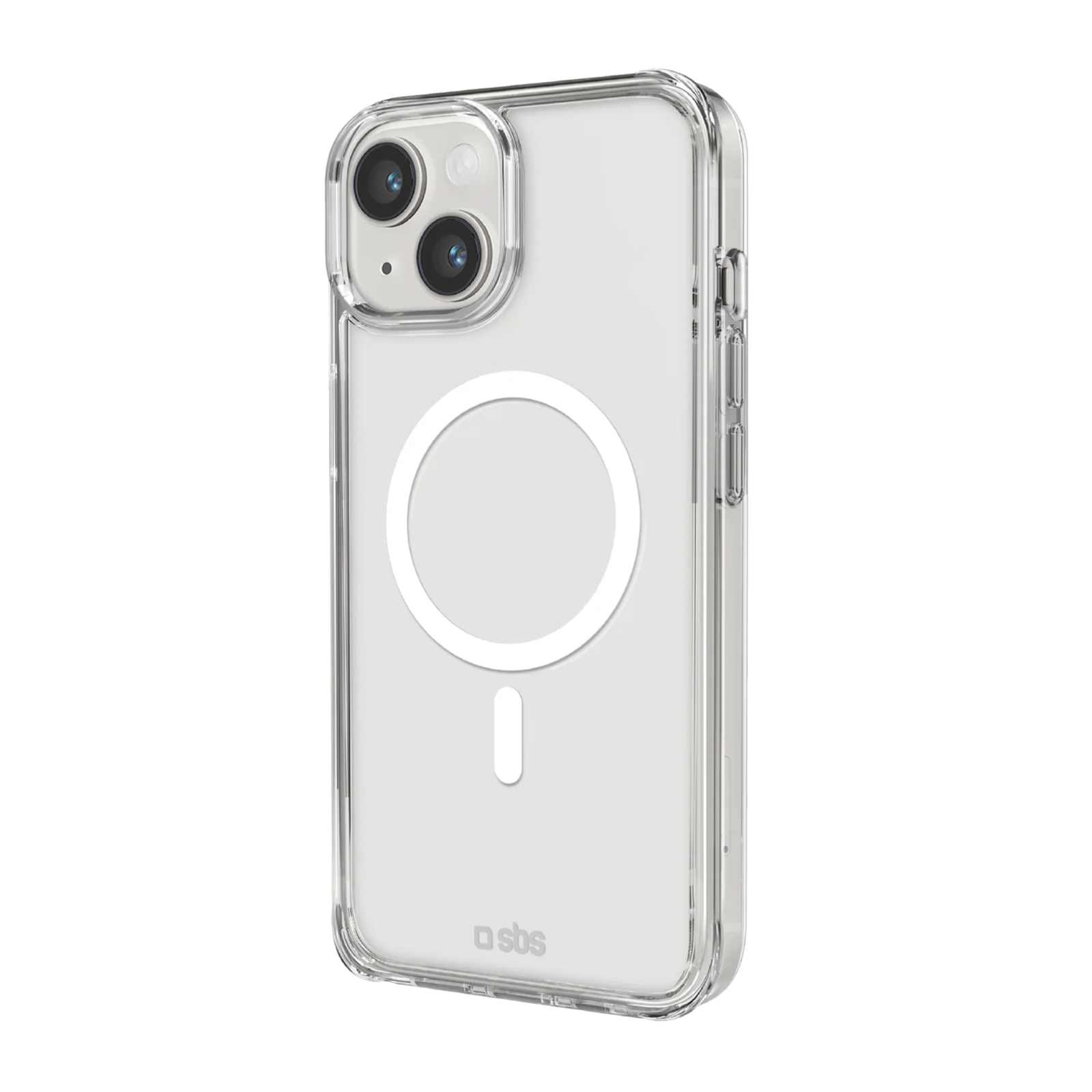 Cover trasparente rigida compatibile con ricarica MagSafe per iPhone 14/13