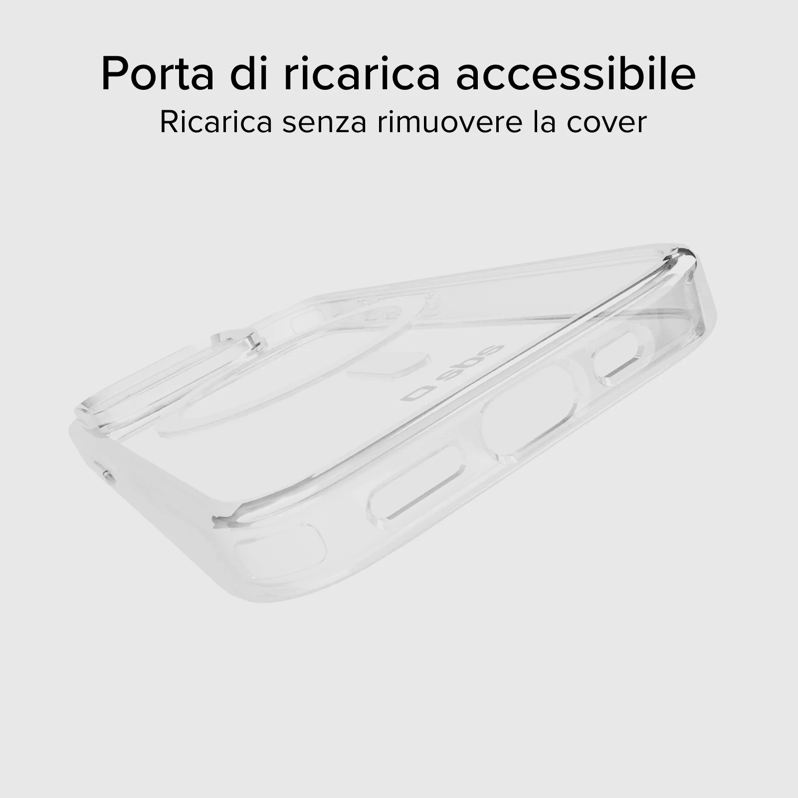 Cover trasparente rigida compatibile con ricarica MagSafe per iPhone 14/13 - Image 10