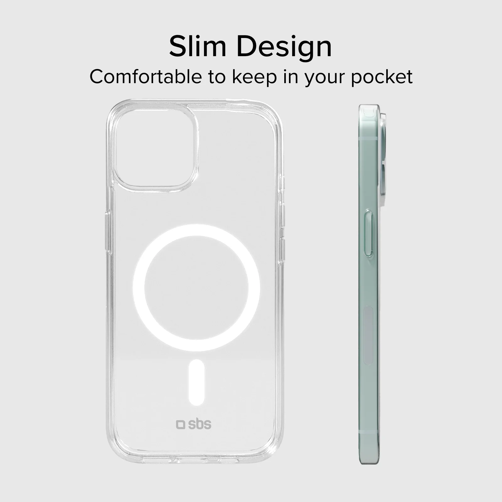 Cover trasparente rigida compatibile con ricarica MagSafe per iPhone 14/13 - Image 13