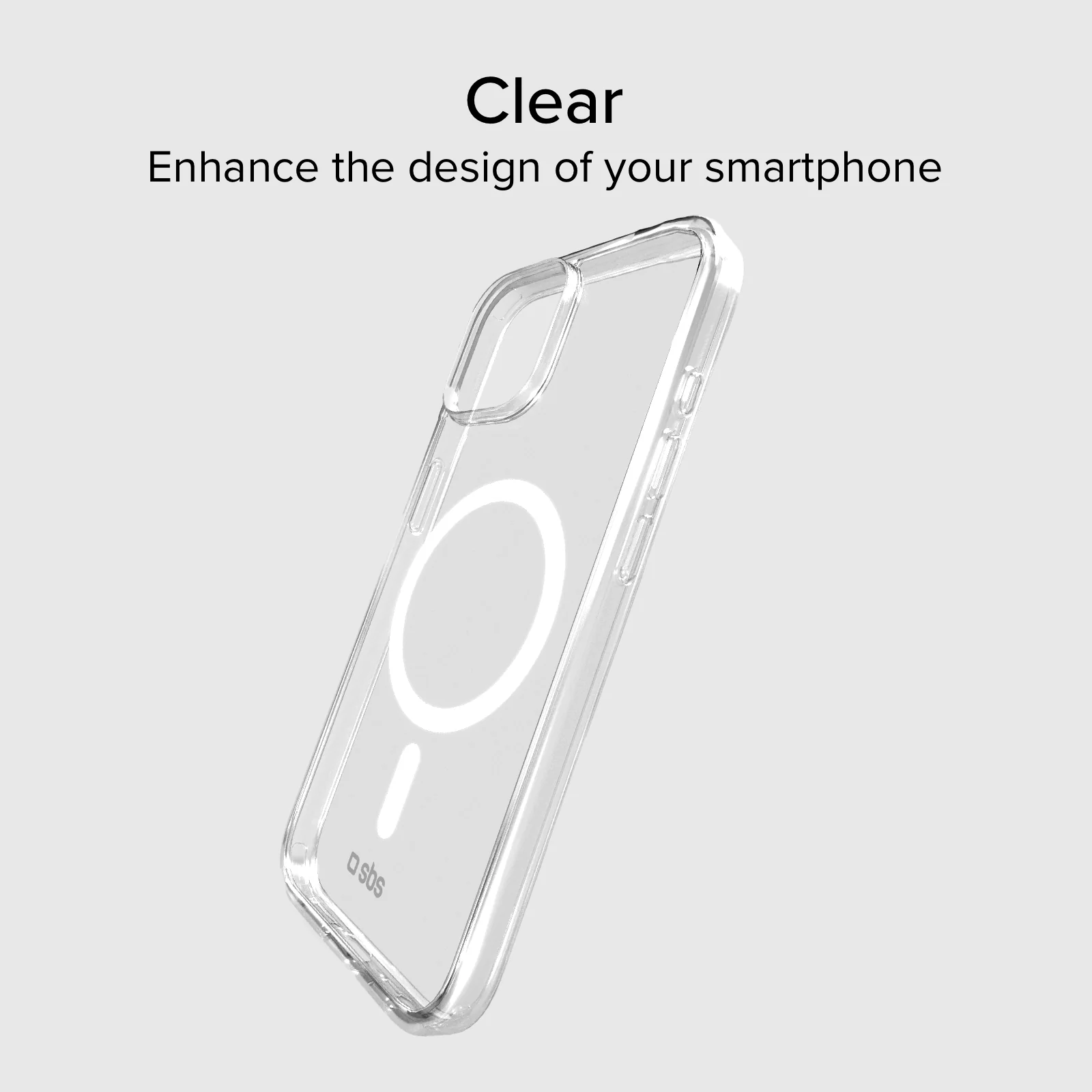 Cover trasparente rigida compatibile con ricarica MagSafe per iPhone 14/13 - Image 2