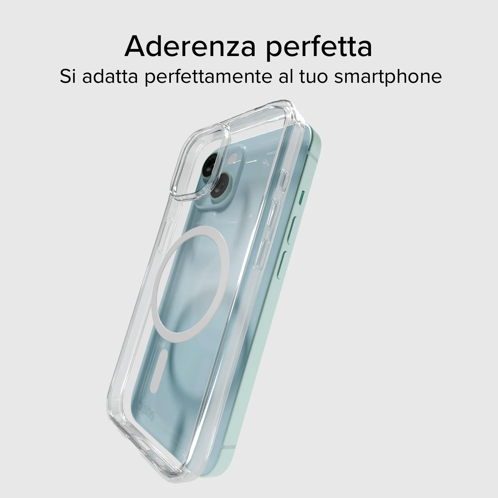 Cover trasparente rigida compatibile con ricarica MagSafe per iPhone 14/13 - Image 5