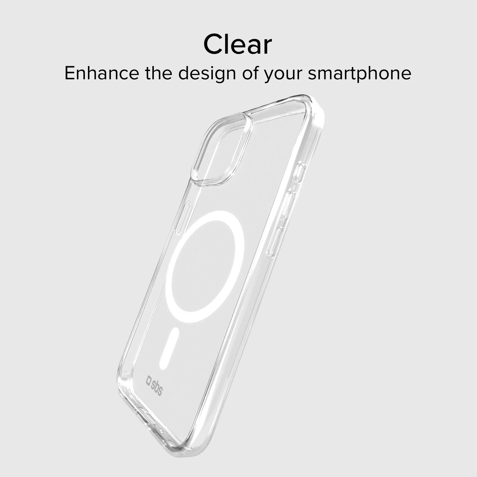 Cover trasparente rigida compatibile con ricarica MagSafe per iPhone 15 - Image 2