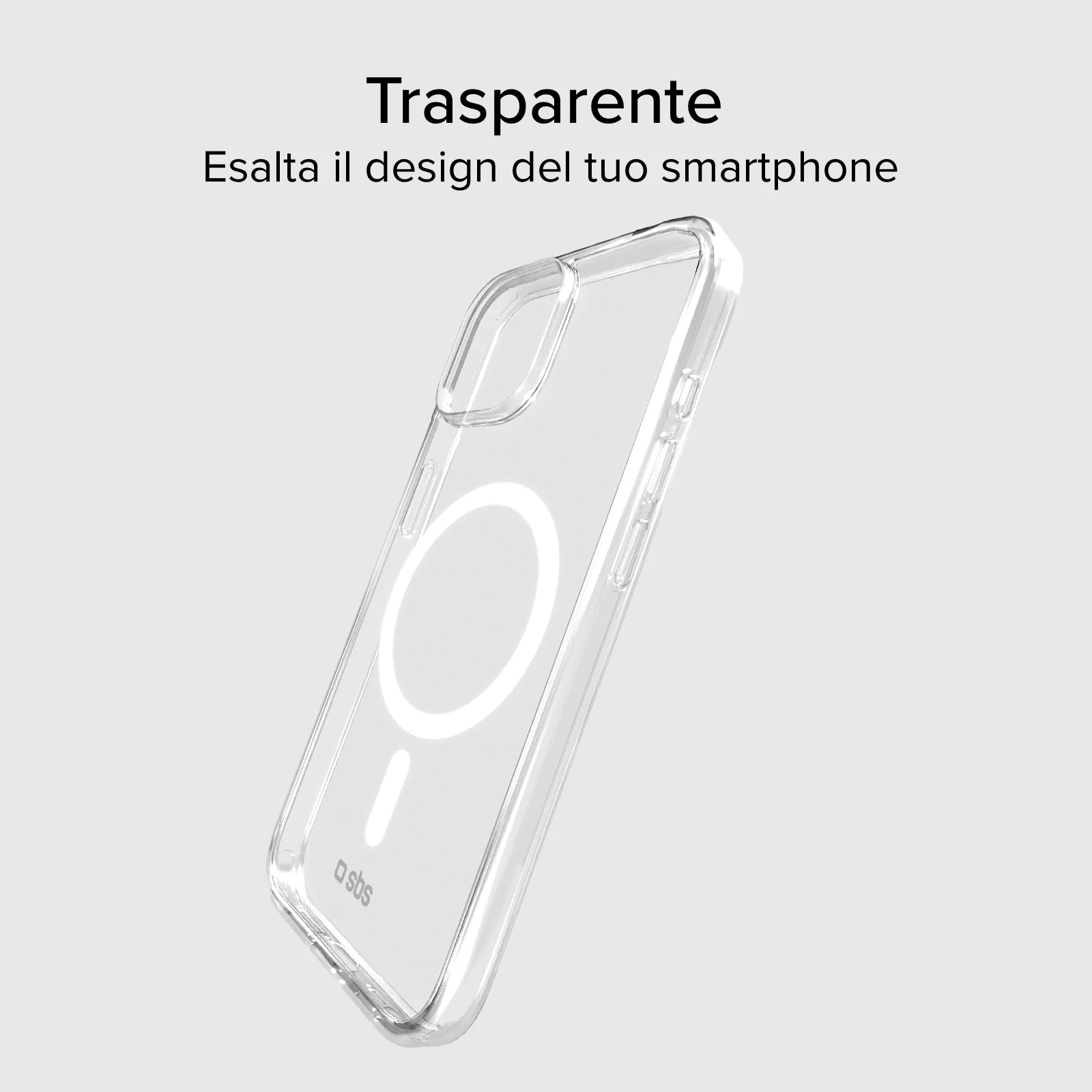 Cover trasparente rigida compatibile con ricarica MagSafe per iPhone 15 - Image 3