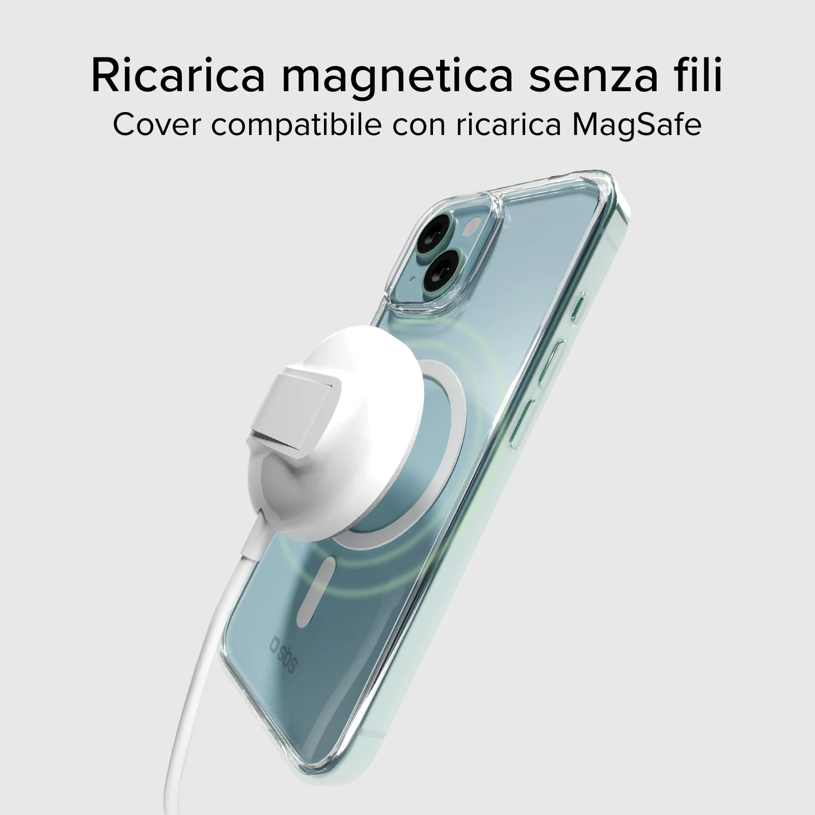 Cover trasparente rigida compatibile con ricarica MagSafe per iPhone 15 - Image 9
