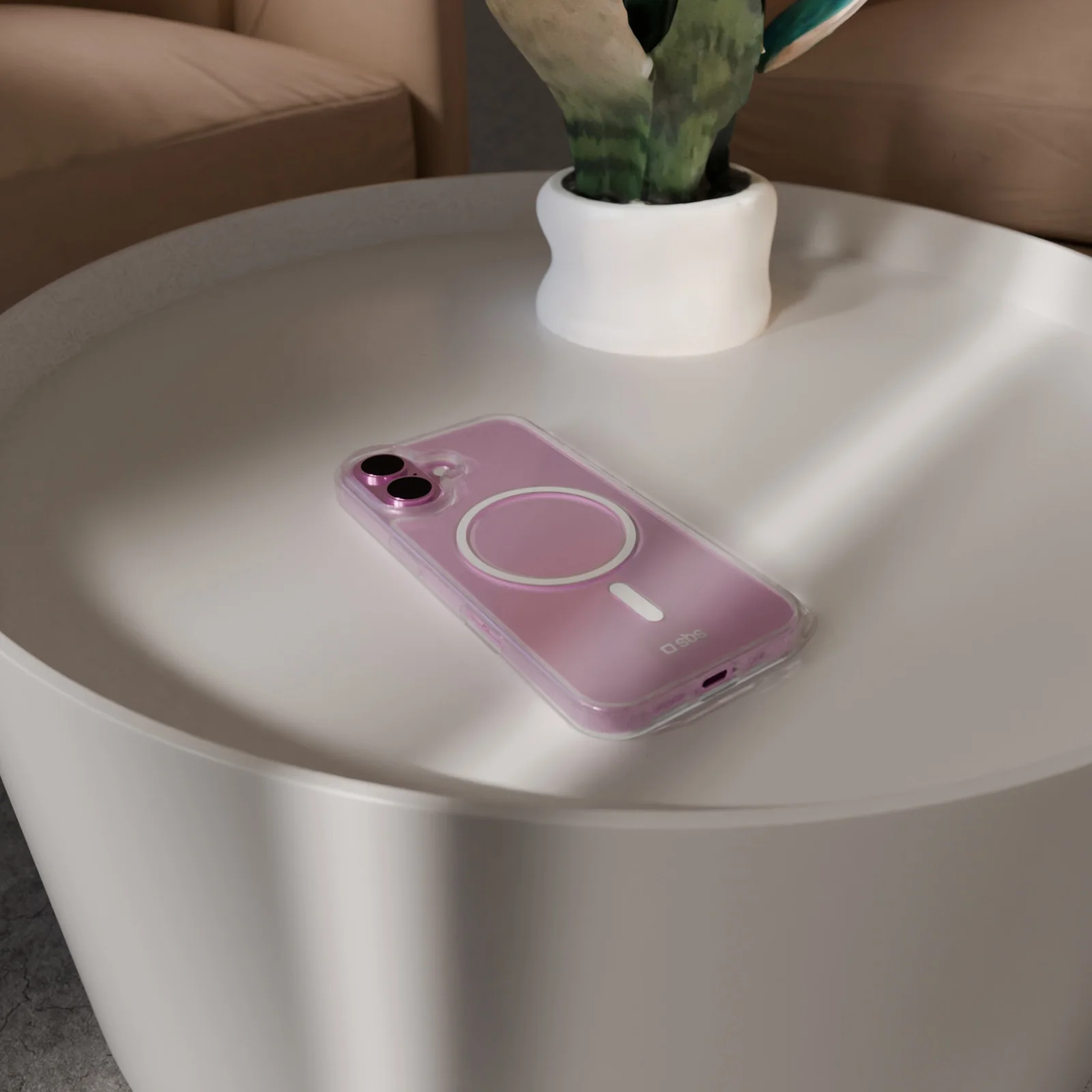 Cover trasparente rigida compatibile con ricarica MagSafe per iPhone 16 Plus - Image 15