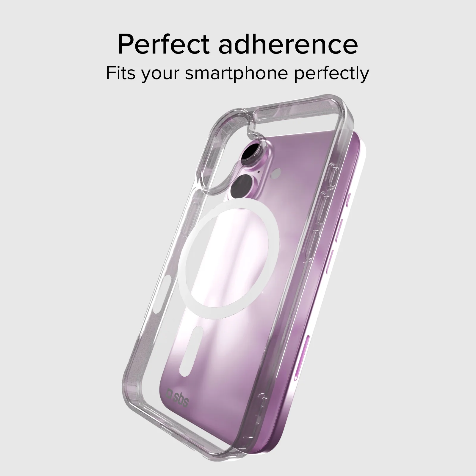 Cover trasparente rigida compatibile con ricarica MagSafe per iPhone 16 Plus - Image 4