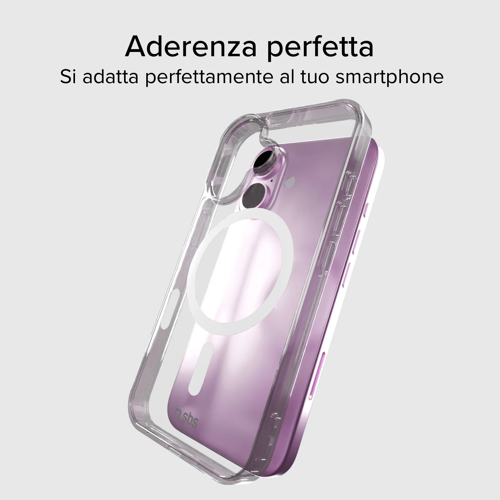 Cover trasparente rigida compatibile con ricarica MagSafe per iPhone 16 Plus - Image 5