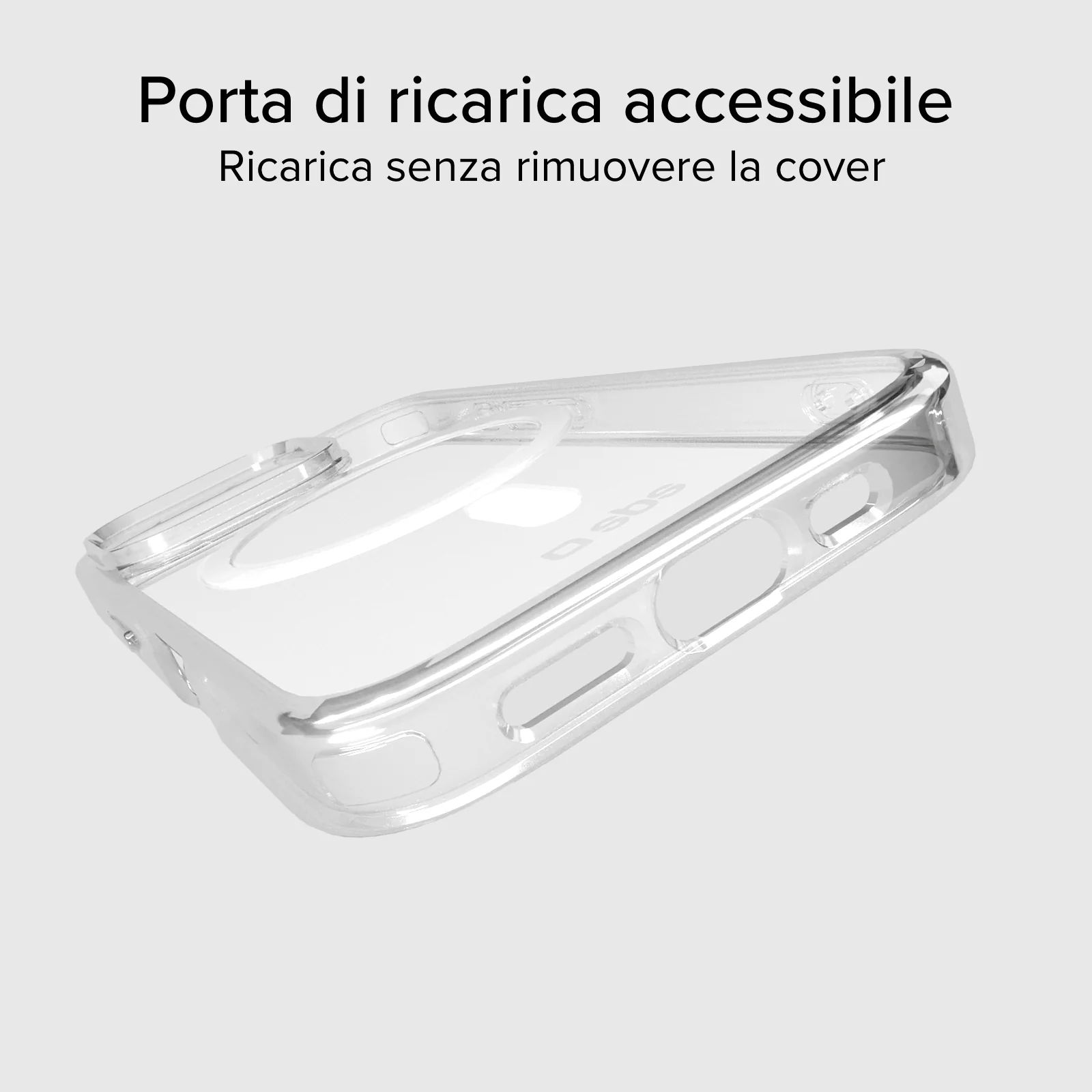 Cover trasparente rigida compatibile con ricarica MagSafe per iPhone 16 Pro Max - Image 10