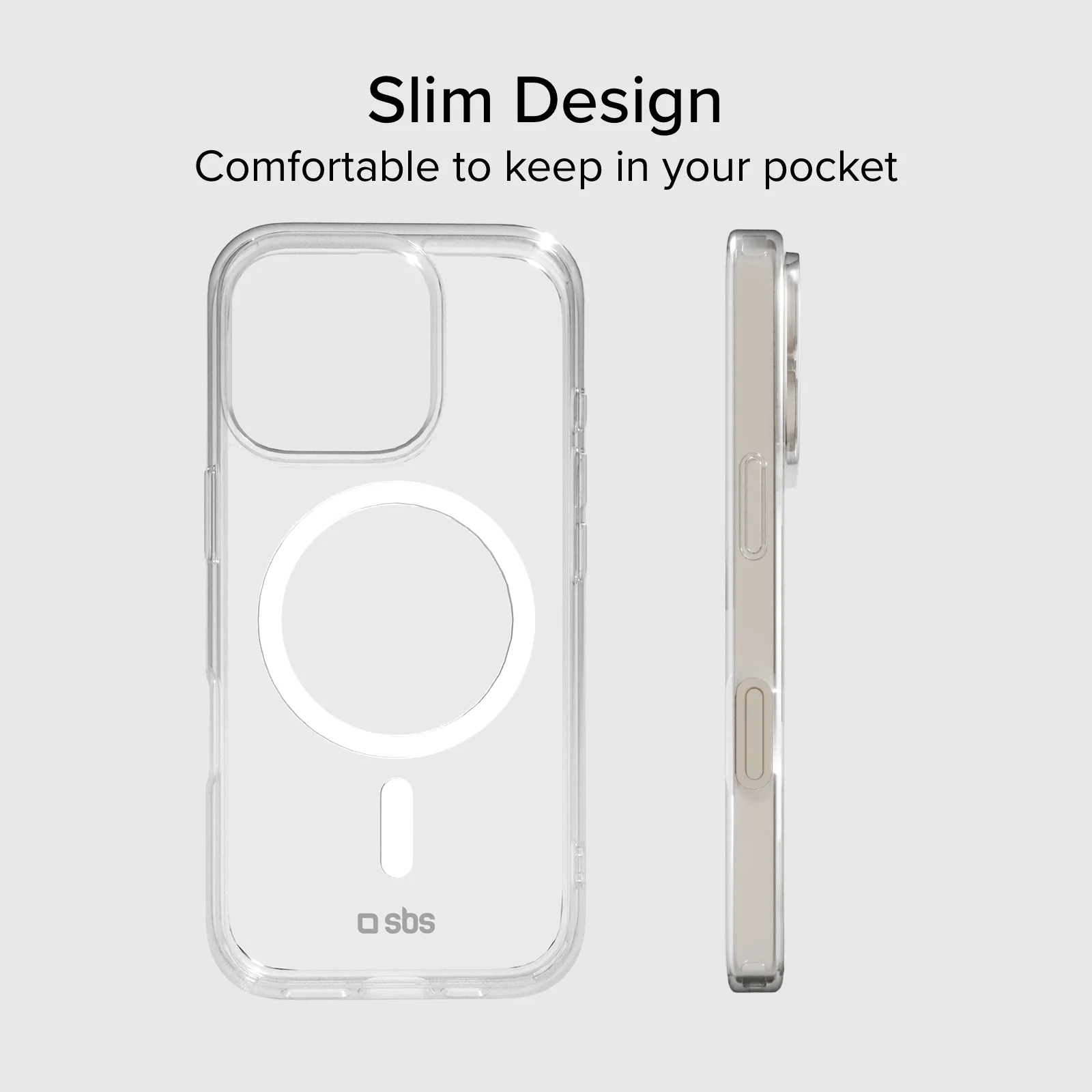 Cover trasparente rigida compatibile con ricarica MagSafe per iPhone 16 Pro Max - Image 13
