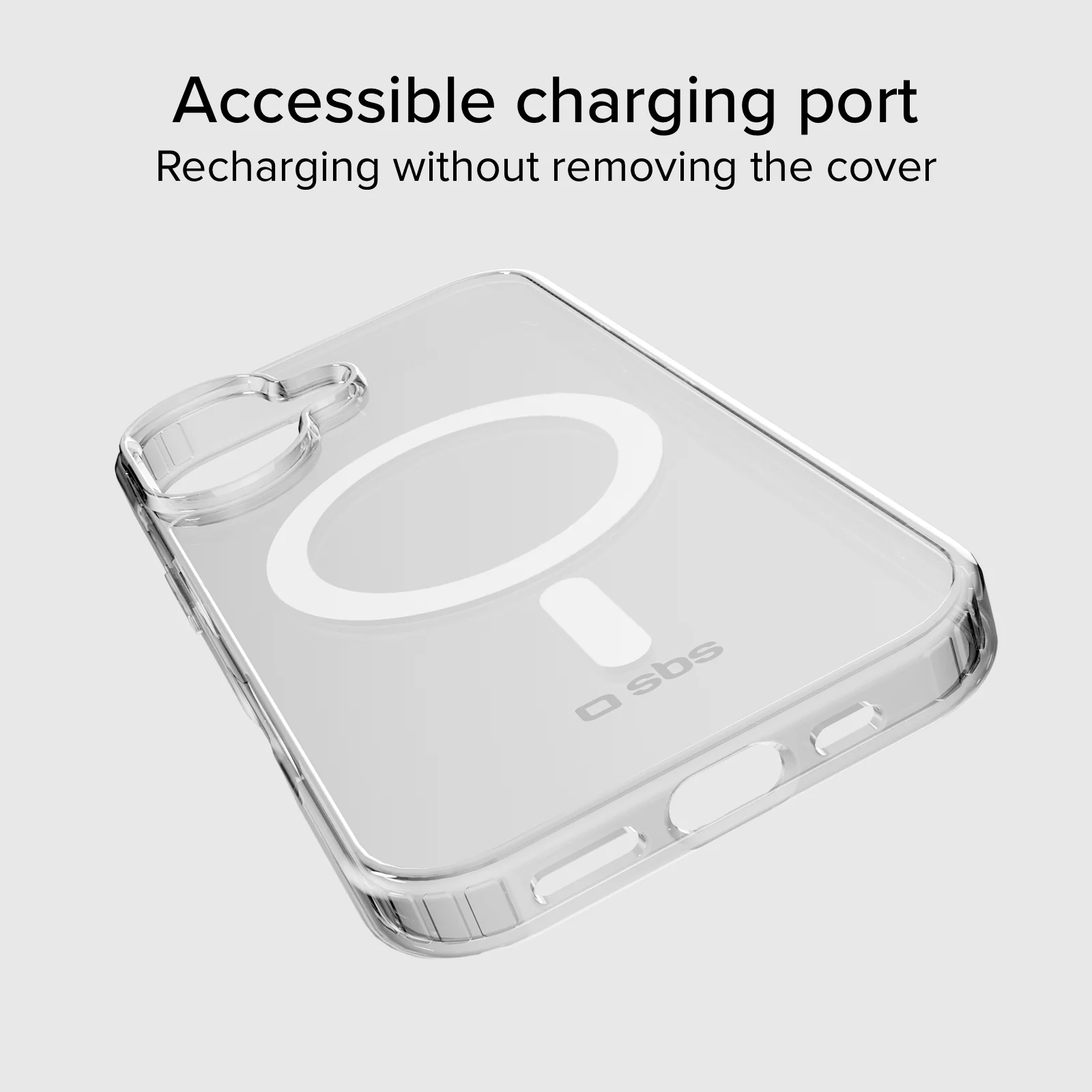 Cover trasparente rigida compatibile con ricarica MagSafe per iPhone 17 - Image 11
