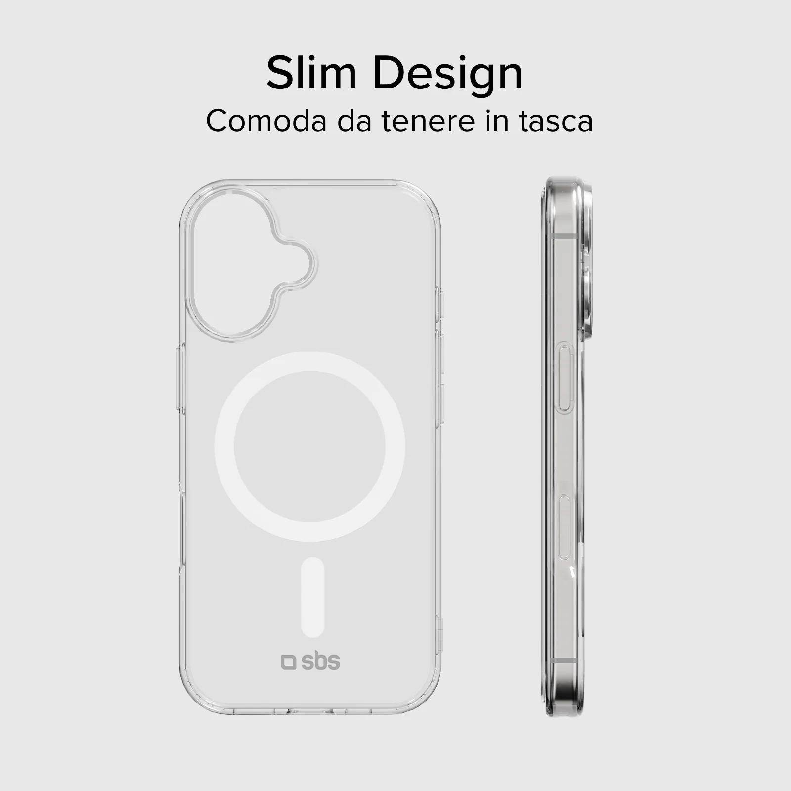 Cover trasparente rigida compatibile con ricarica MagSafe per iPhone 17 - Image 12