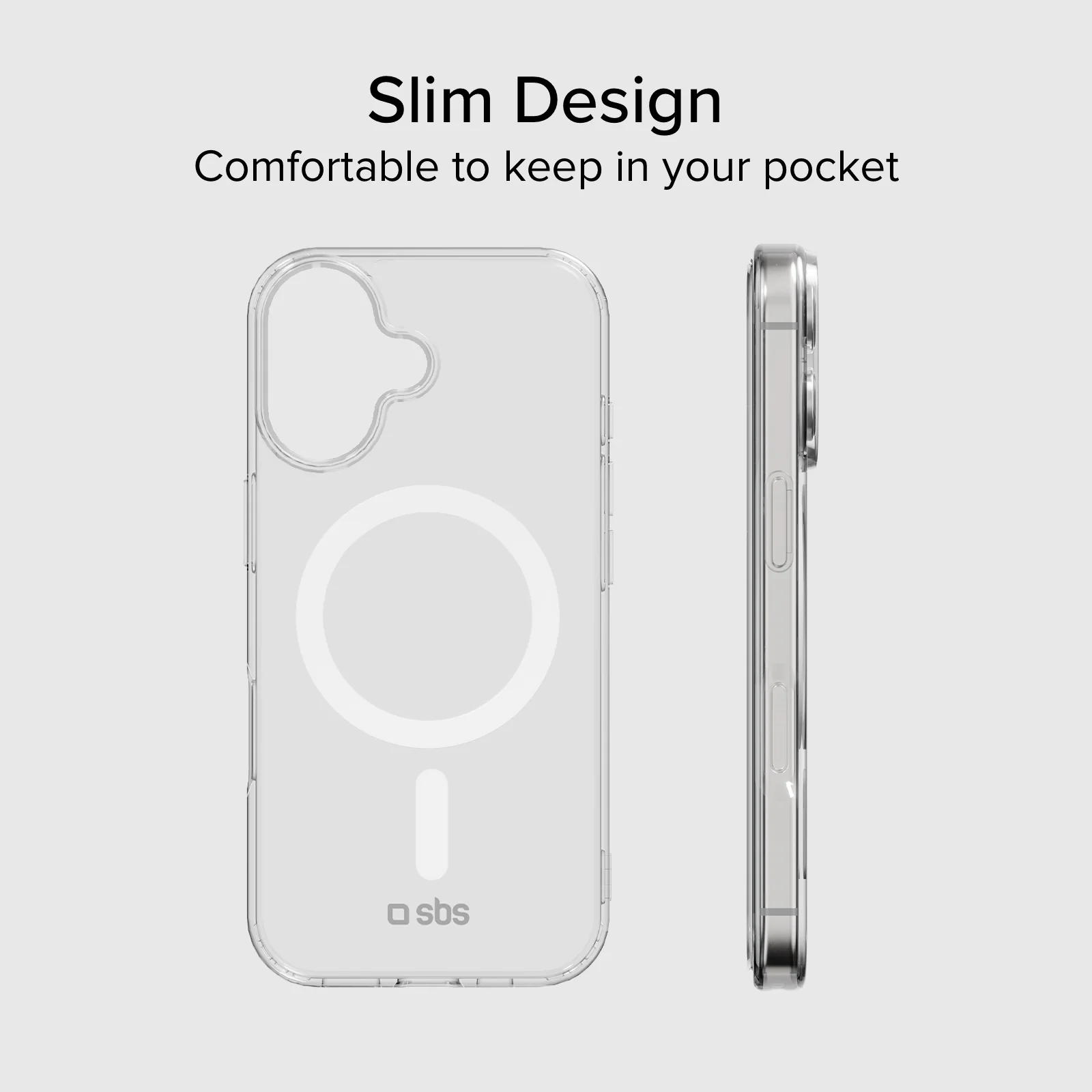 Cover trasparente rigida compatibile con ricarica MagSafe per iPhone 17 - Image 13