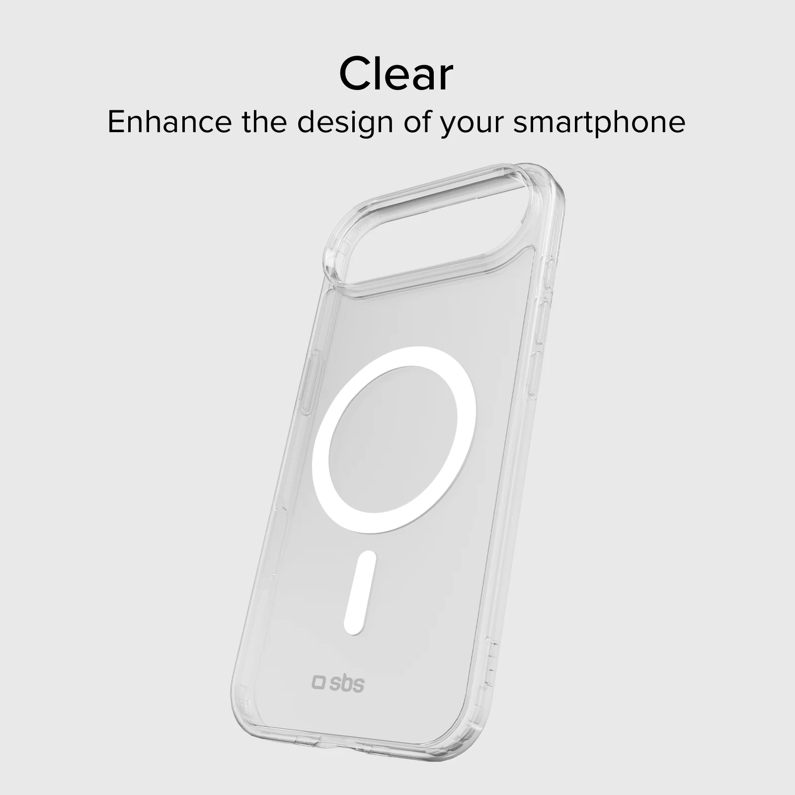 Cover trasparente rigida compatibile con ricarica MagSafe per iPhone Air - Image 2