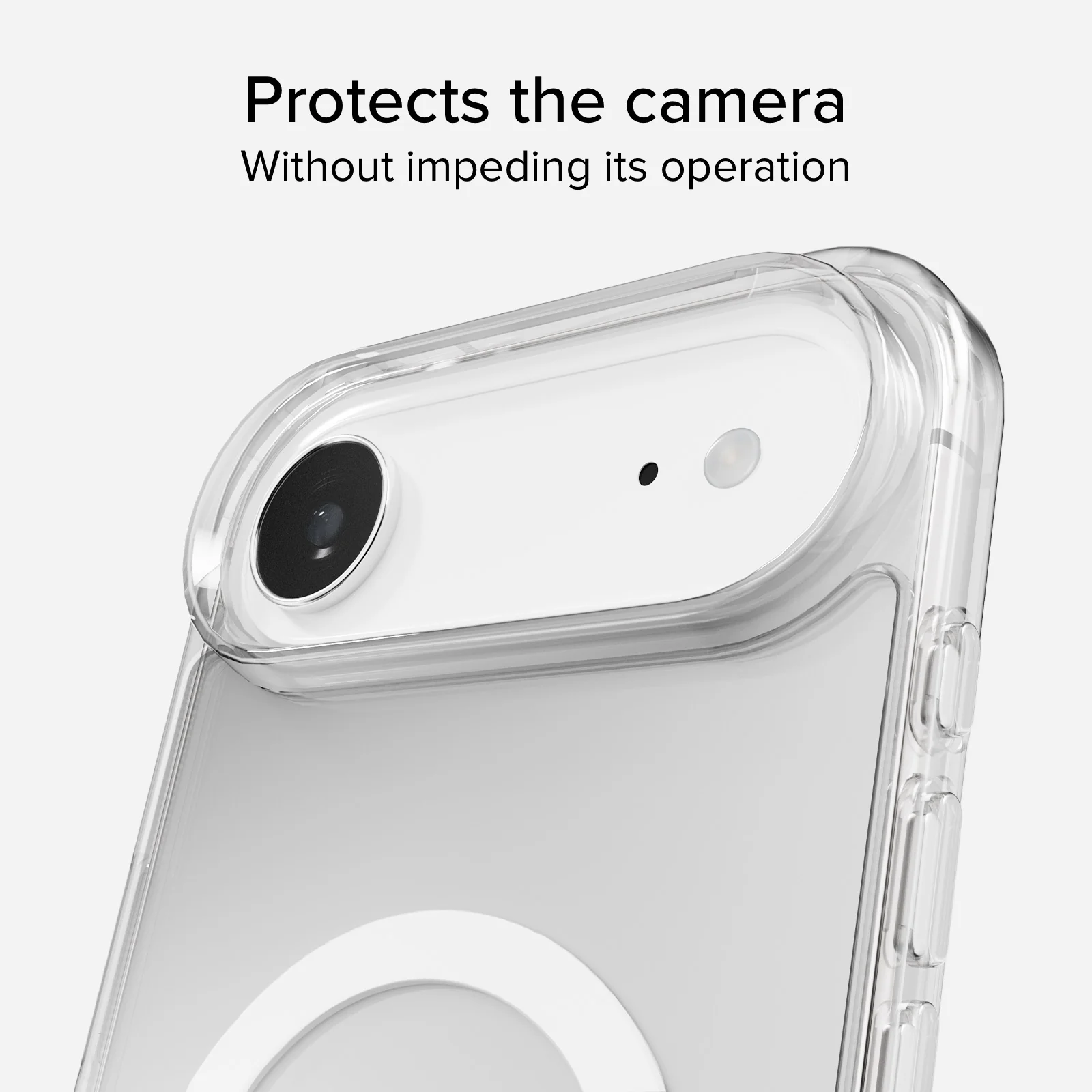 Cover trasparente rigida compatibile con ricarica MagSafe per iPhone Air - Image 6