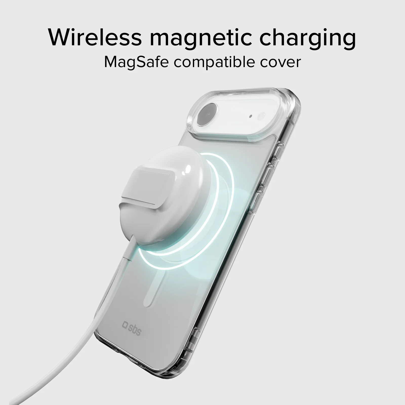 Cover trasparente rigida compatibile con ricarica MagSafe per iPhone Air - Image 8