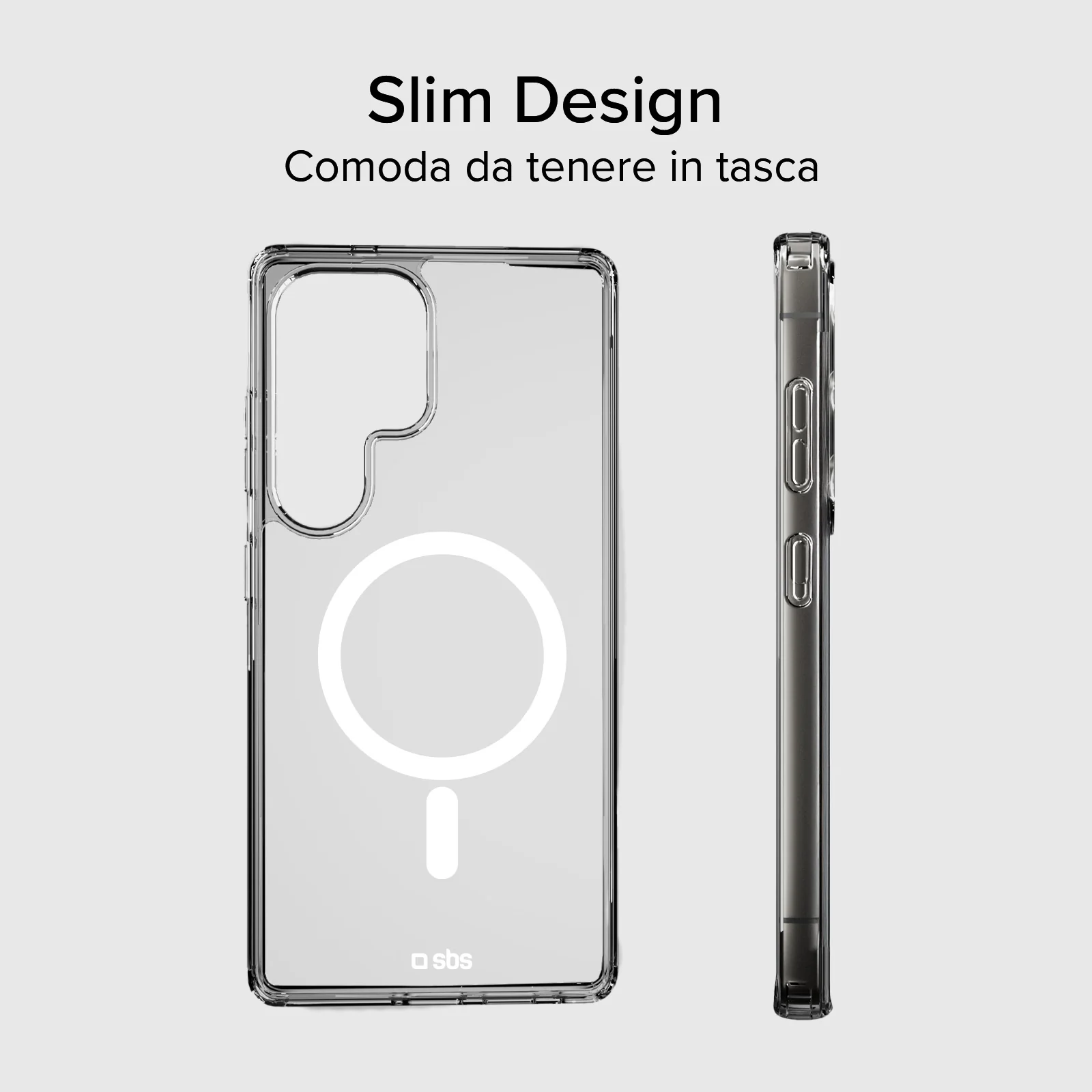 Cover rigida compatibile con ricarica wireless magnetica per Samsung S25 Ultra - Image 12