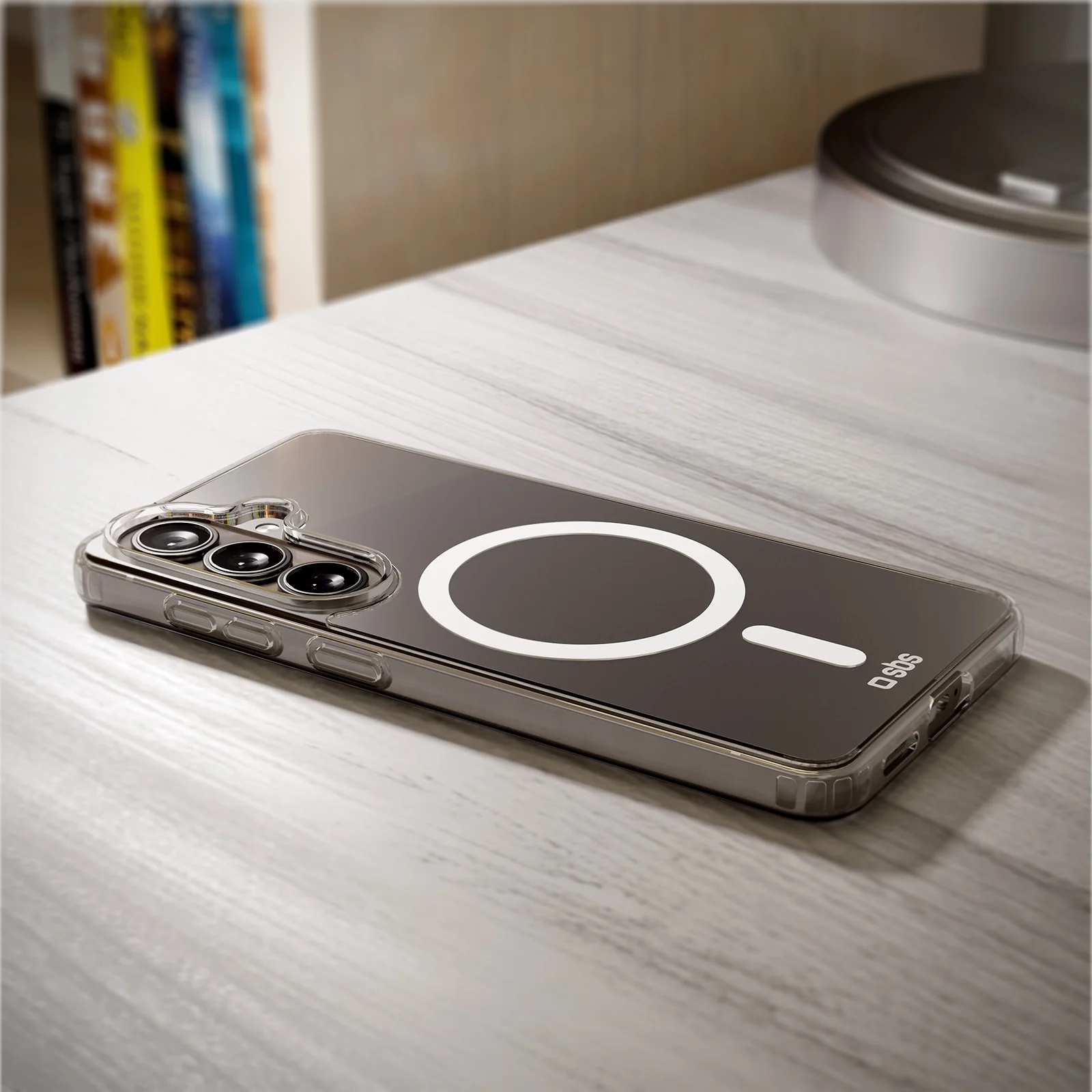 Cover rigida compatibile con ricarica wireless magnetica per Samsung S26+ - Image 15