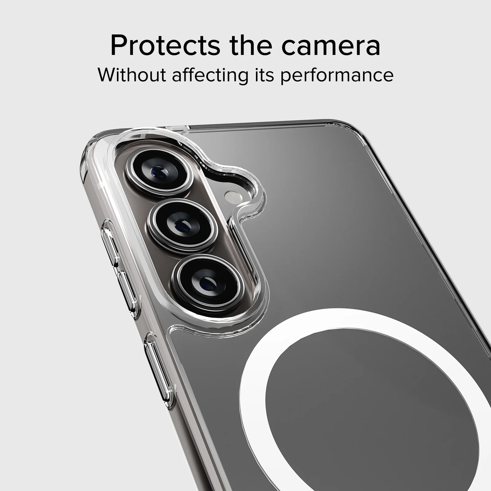 Cover rigida compatibile con ricarica wireless magnetica per Samsung S26+ - Image 6