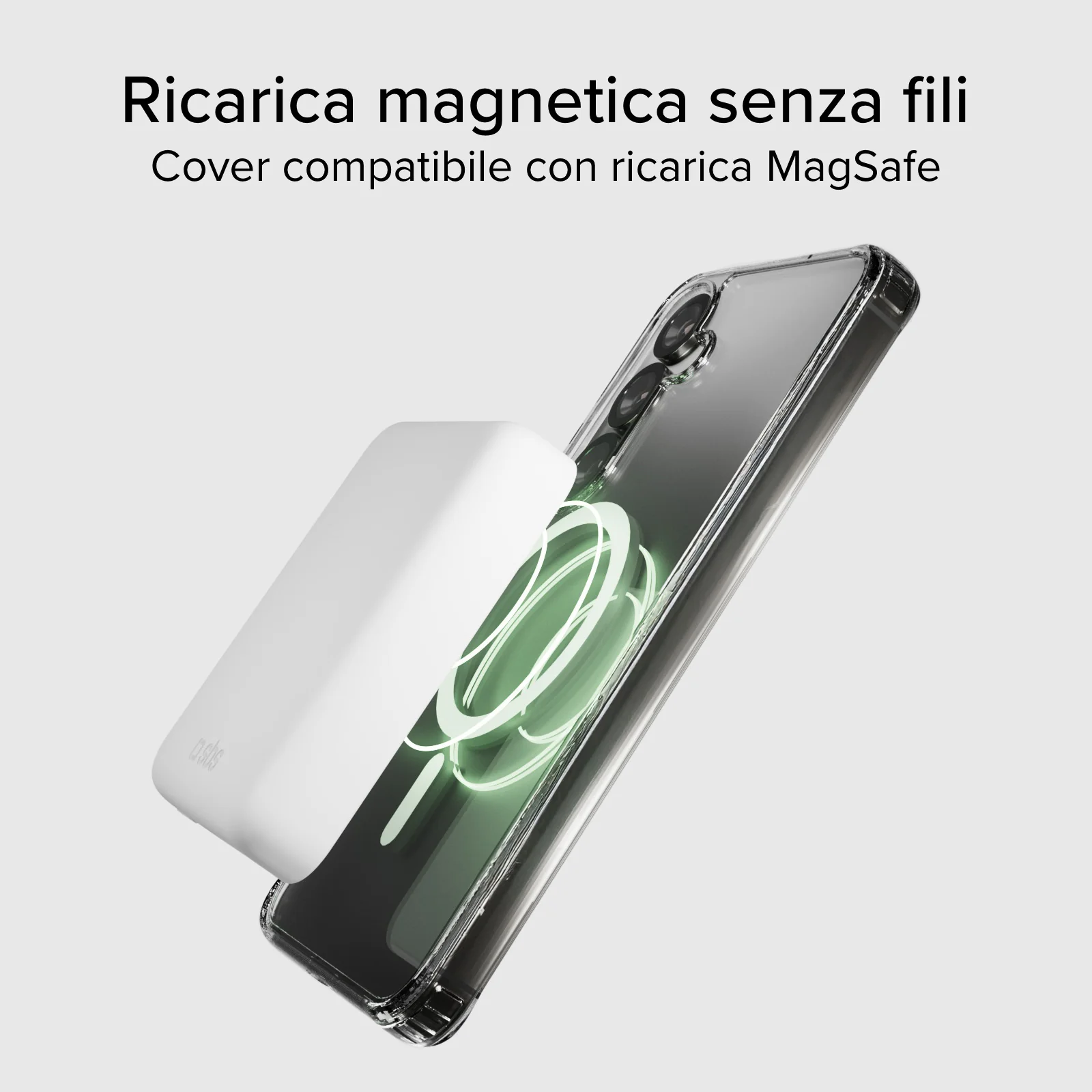 Cover rigida compatibile con ricarica wireless magnetica per Samsung S25 - Image 9