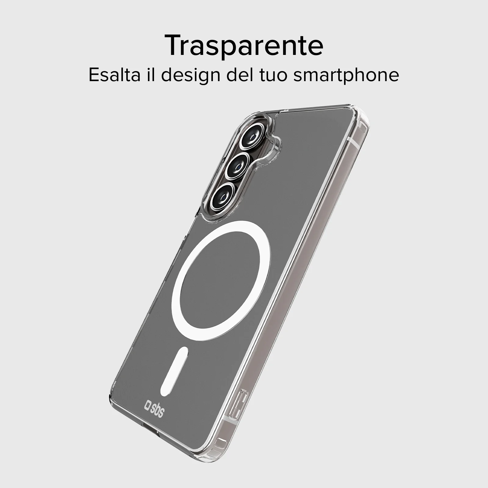 Cover rigida compatibile con ricarica wireless magnetica per Samsung S26 - Image 3