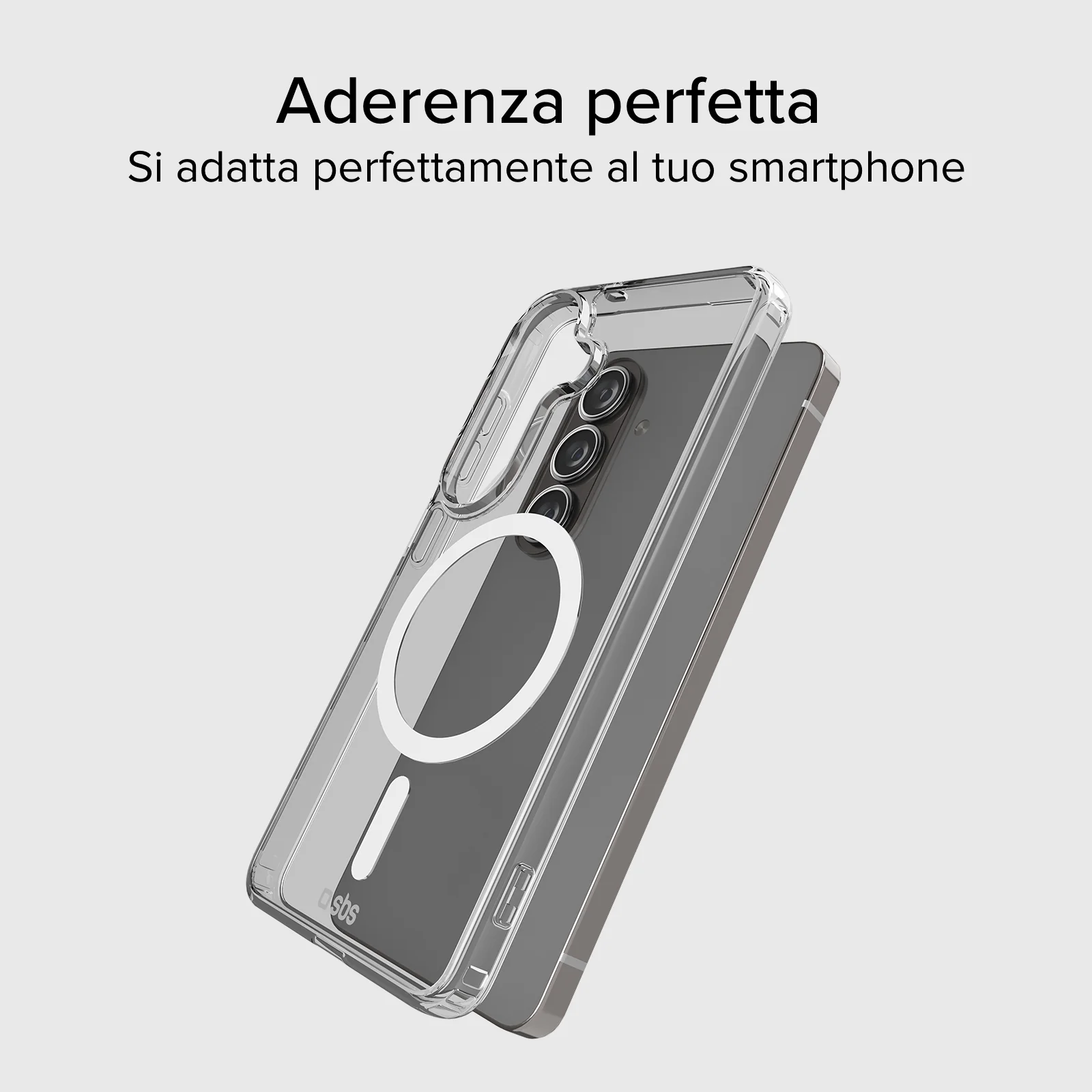 Cover rigida compatibile con ricarica wireless magnetica per Samsung S26 - Image 5
