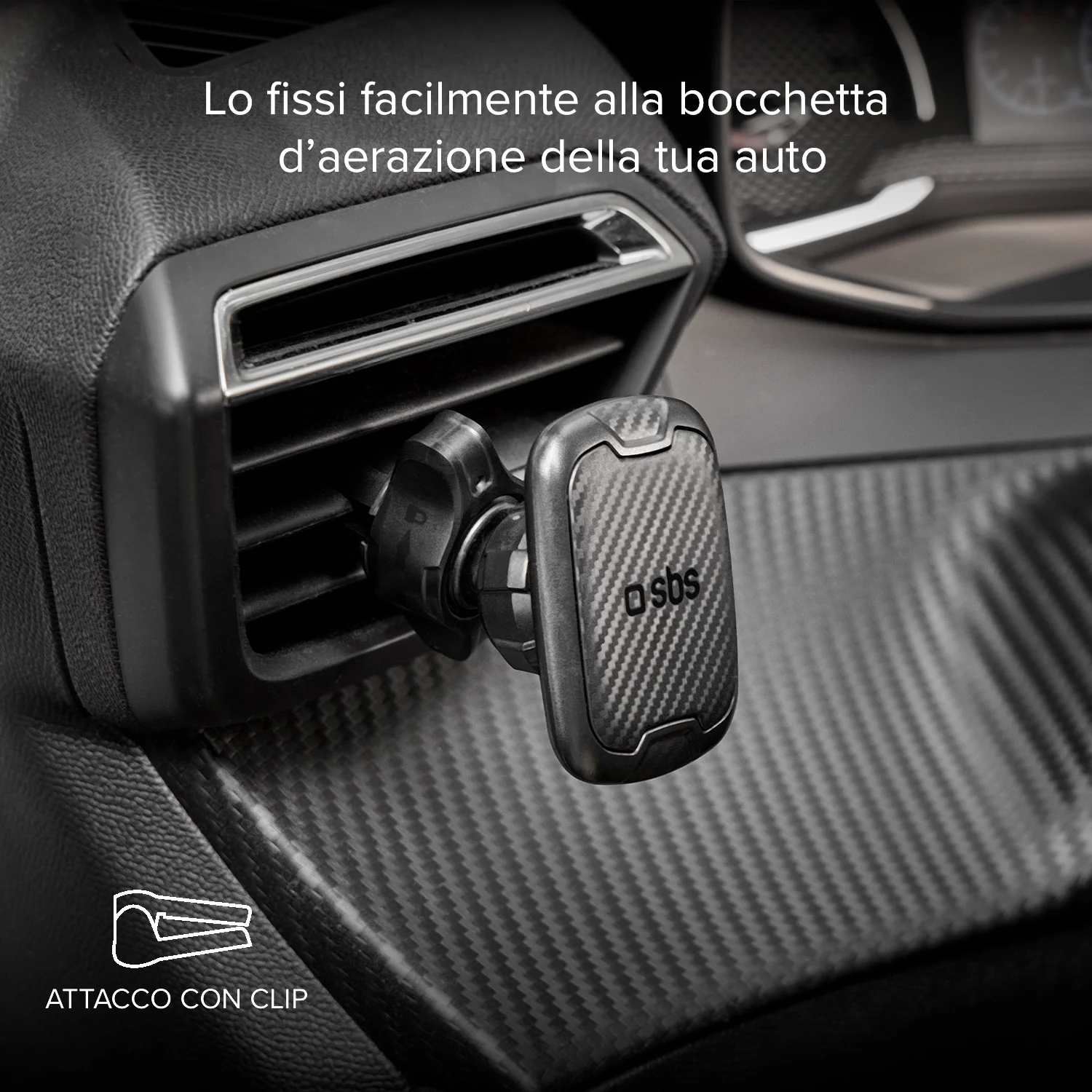 Nevada - Supporto auto magnetico per telefono con fissaggio a clip - Image 8
