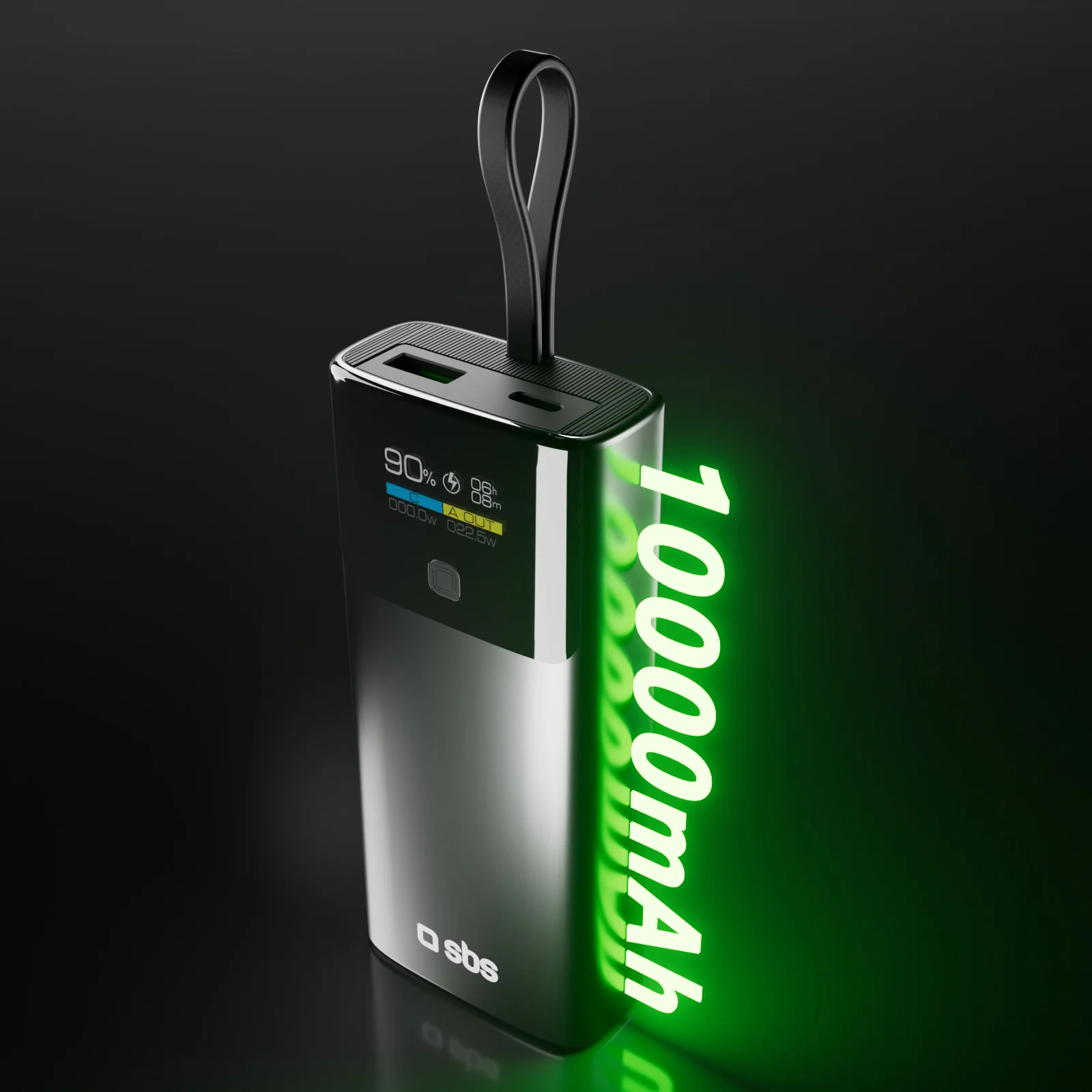 Power Bank 10.000 mAh con LCD PD 20W - Image 4