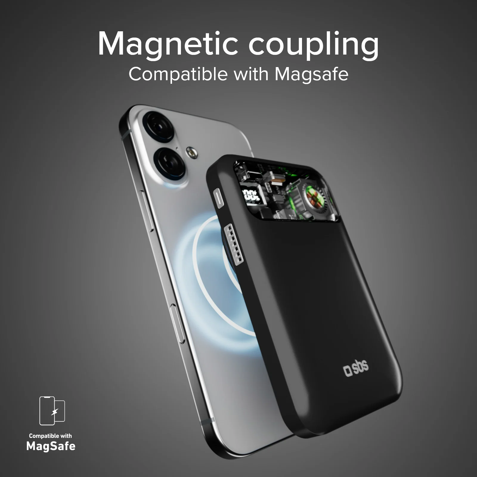 Power bank wireless da 10.000 mAh con ventola di raffreddamento - Image 7