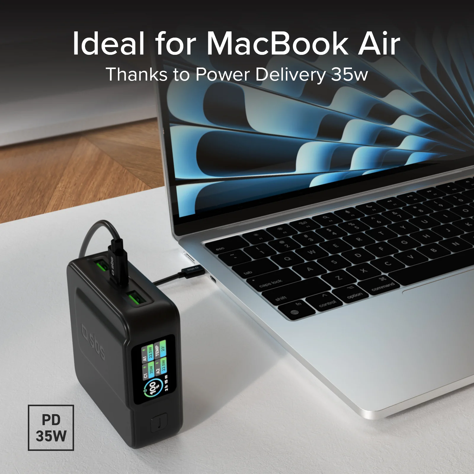 Power bank Power Control 2.0 da 10.000 mAh con display intelligente e ricarica PD da 35 W - Image 18
