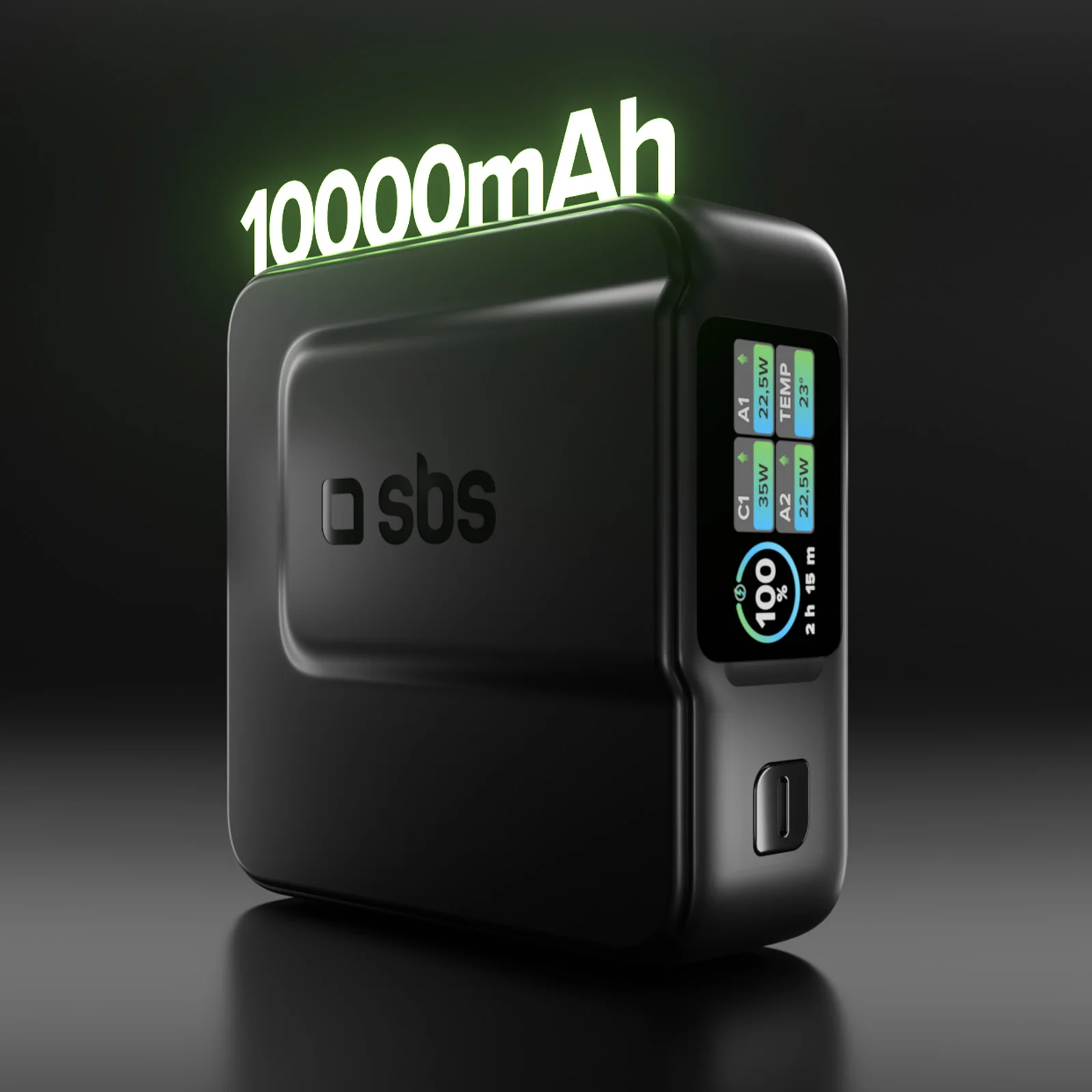 Power bank Power Control 2.0 da 10.000 mAh con display intelligente e ricarica PD da 35 W - Image 5