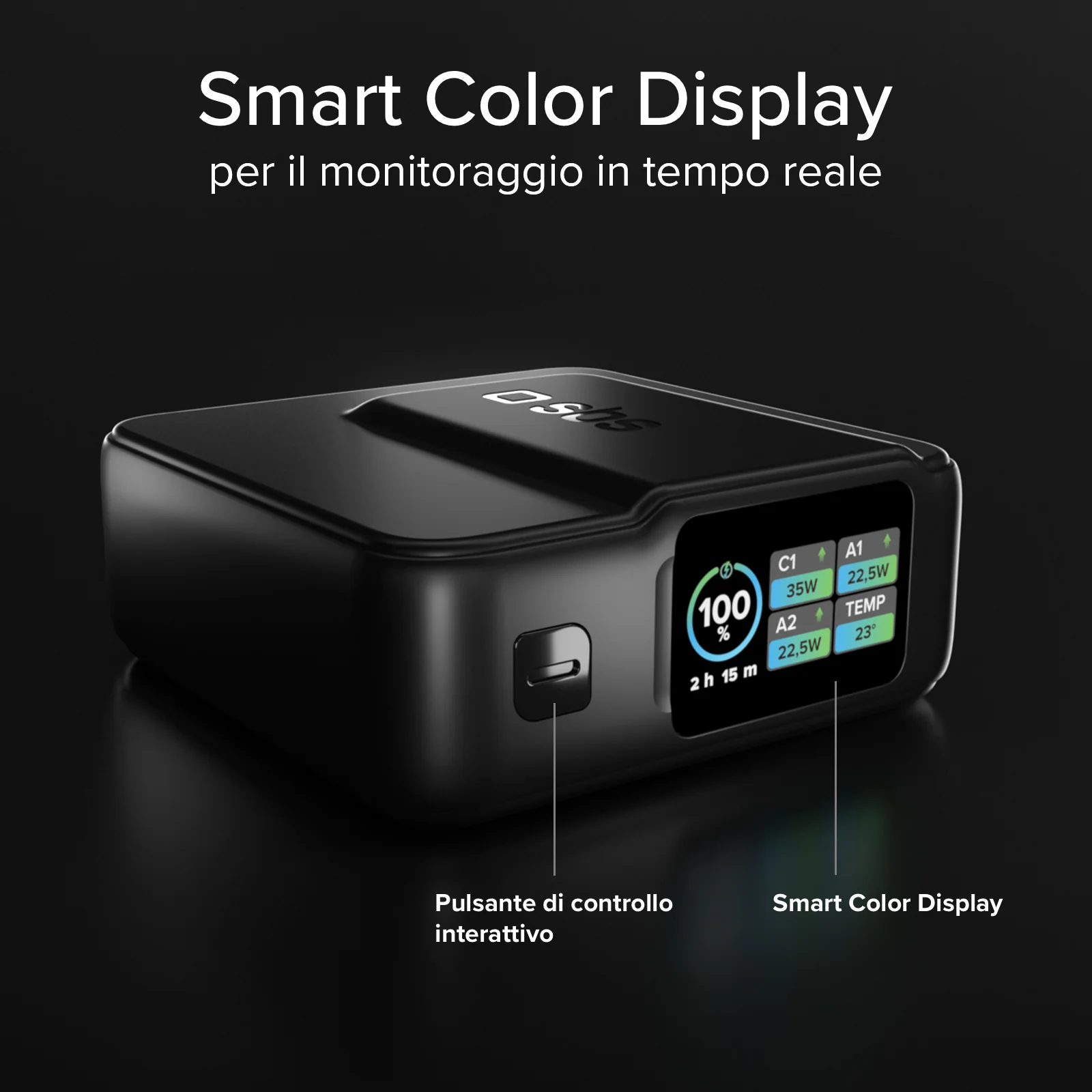 Power bank Power Control 2.0 da 10.000 mAh con display intelligente e ricarica PD da 35 W - Image 9
