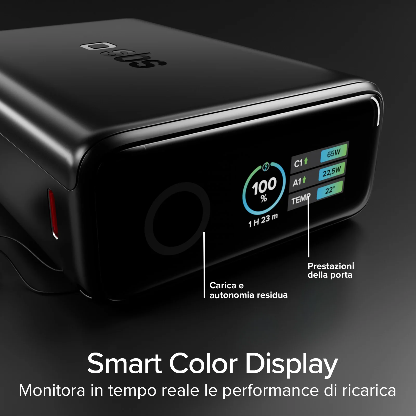 Power Bank 20000mAh con cavo integrato e display LCD - Image 10