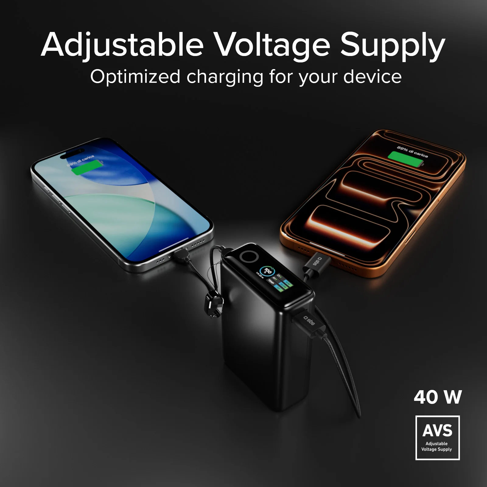 Power Bank 20000mAh con cavo integrato e display LCD - Image 14