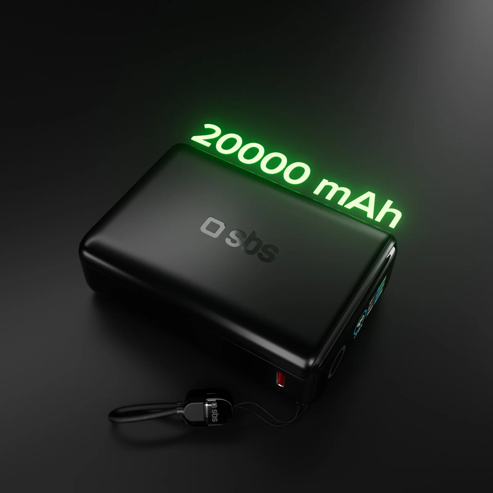 Power Bank 20000mAh con cavo integrato e display LCD - Image 4