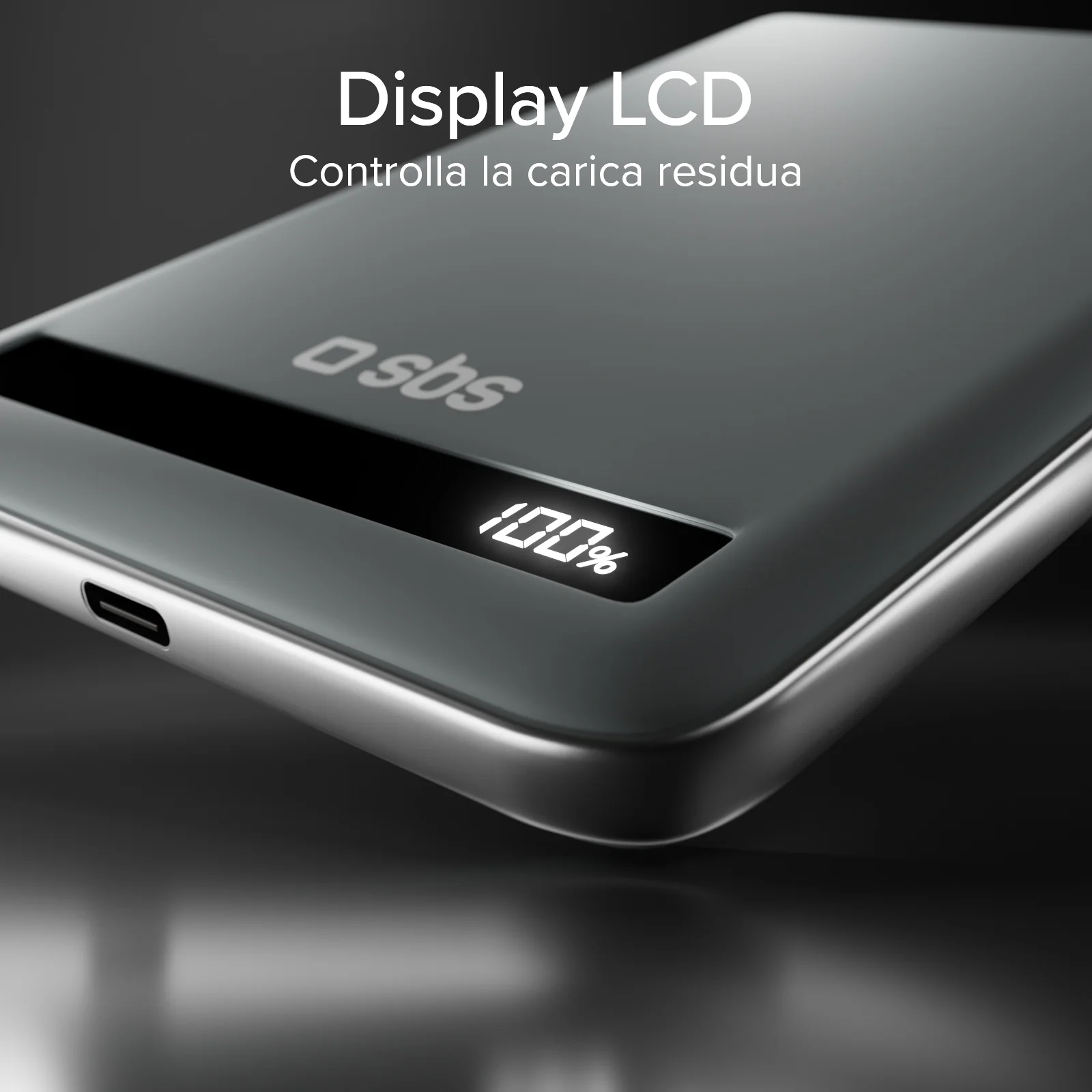 Power Bank Magnetico da 5000 mAh 15 W Qi2 con batteria semi-solida e display LCD - Image 16