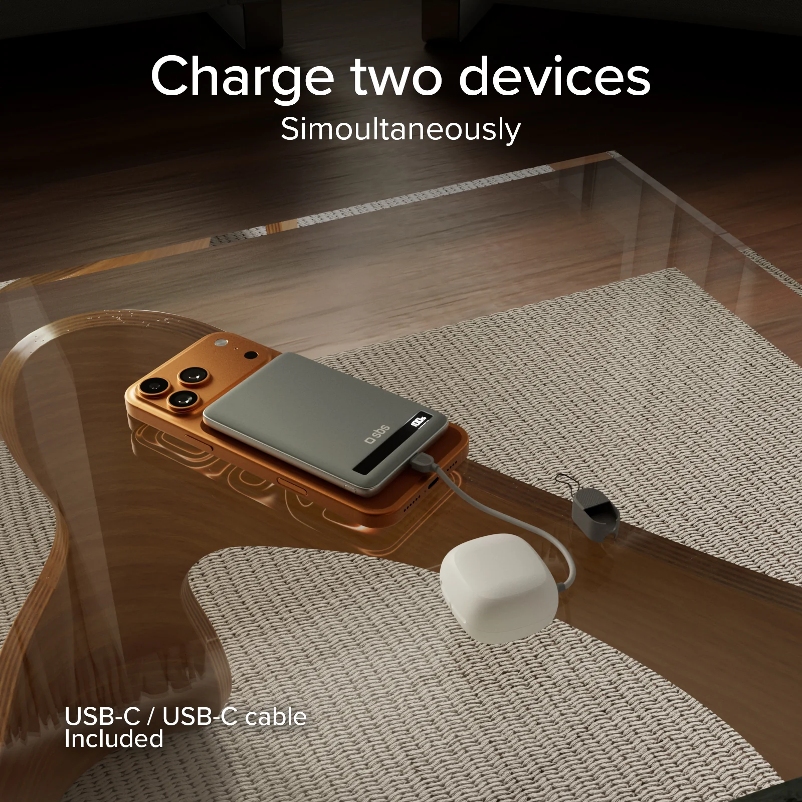 Power Bank Magnetico da 5000 mAh 15 W Qi2 con batteria semi-solida e display LCD - Image 18