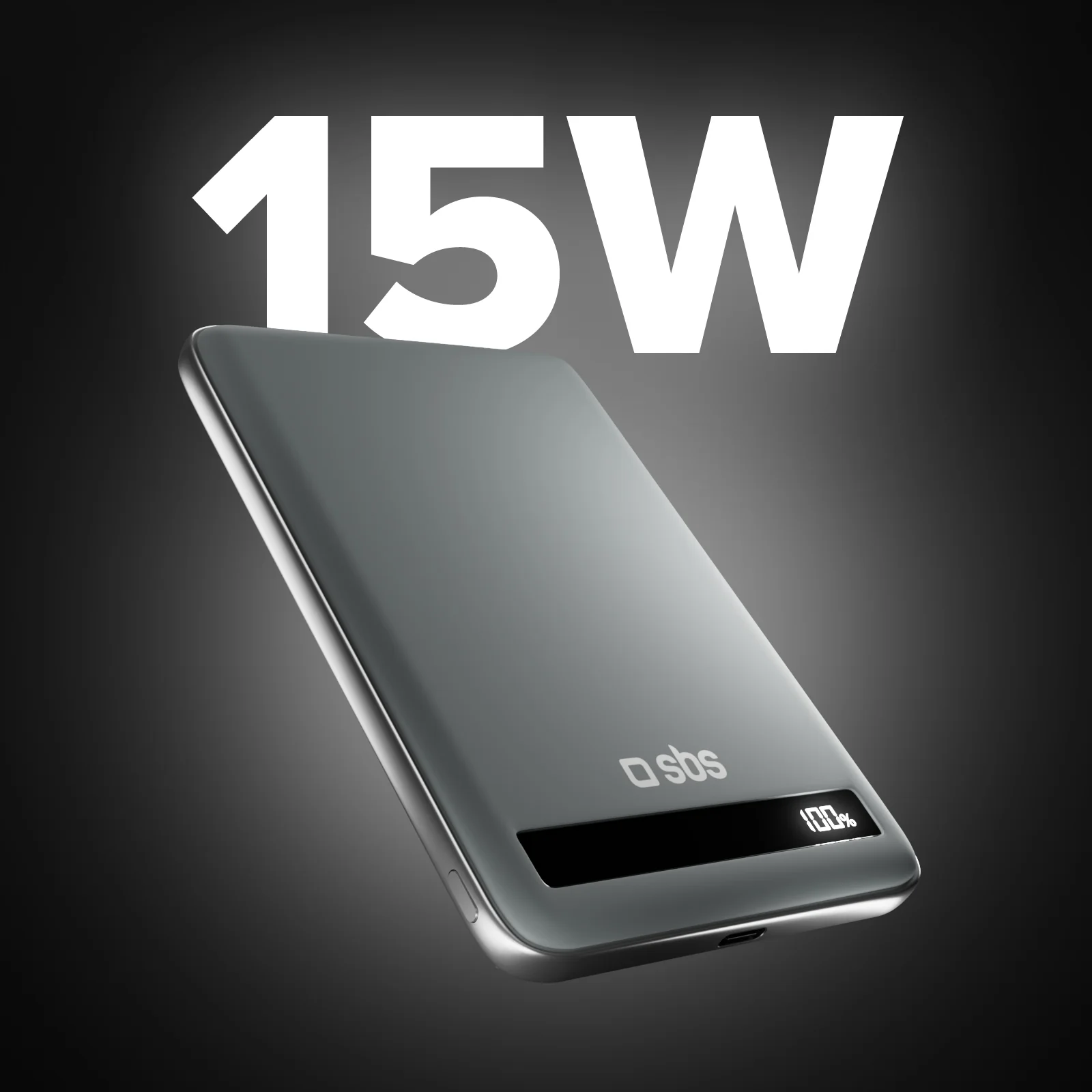 Power Bank Magnetico da 5000 mAh 15 W Qi2 con batteria semi-solida e display LCD - Image 2