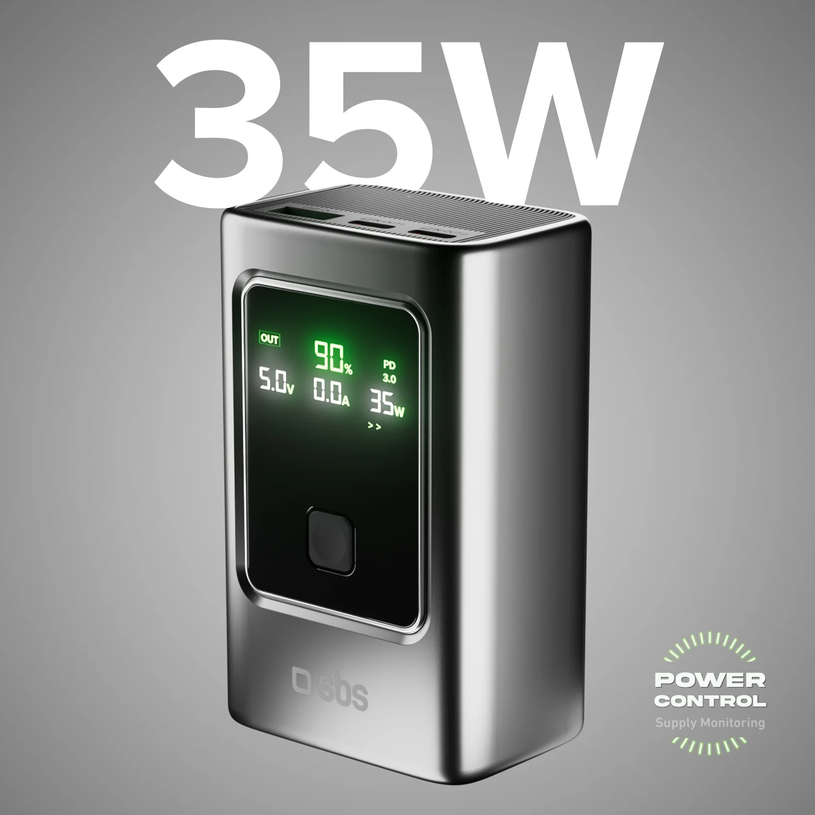 LCD Power Bank 10.000 mAh con PD 35W - Image 3