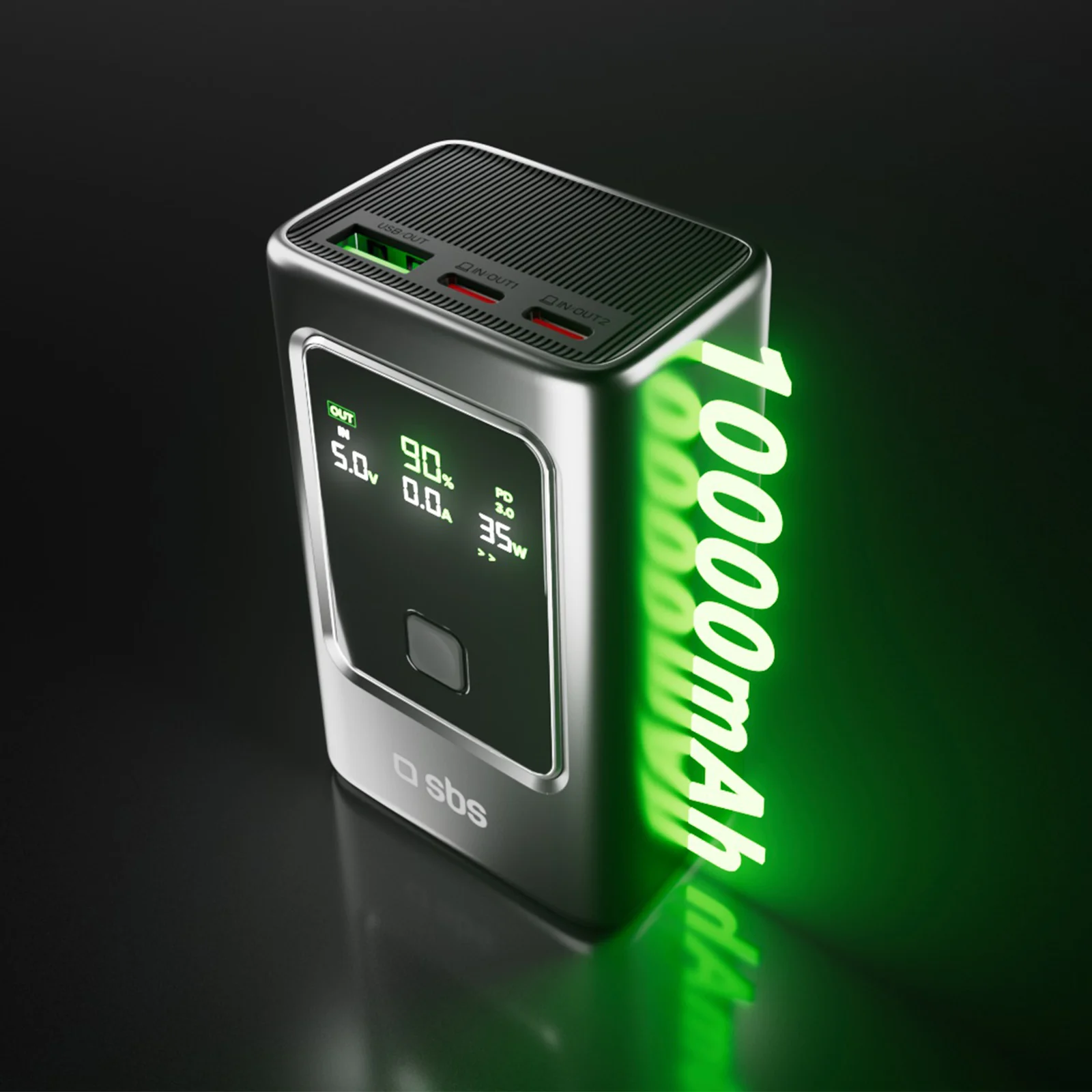 LCD Power Bank 10.000 mAh con PD 35W - Image 4