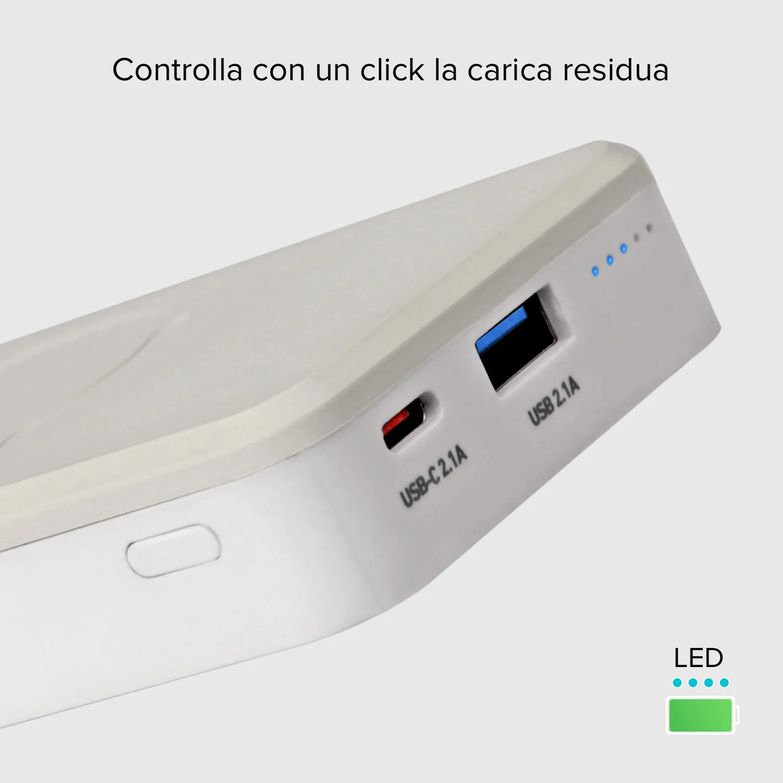Power bank da 5000 mAh wireless magnetico con funzione stand - Image 18