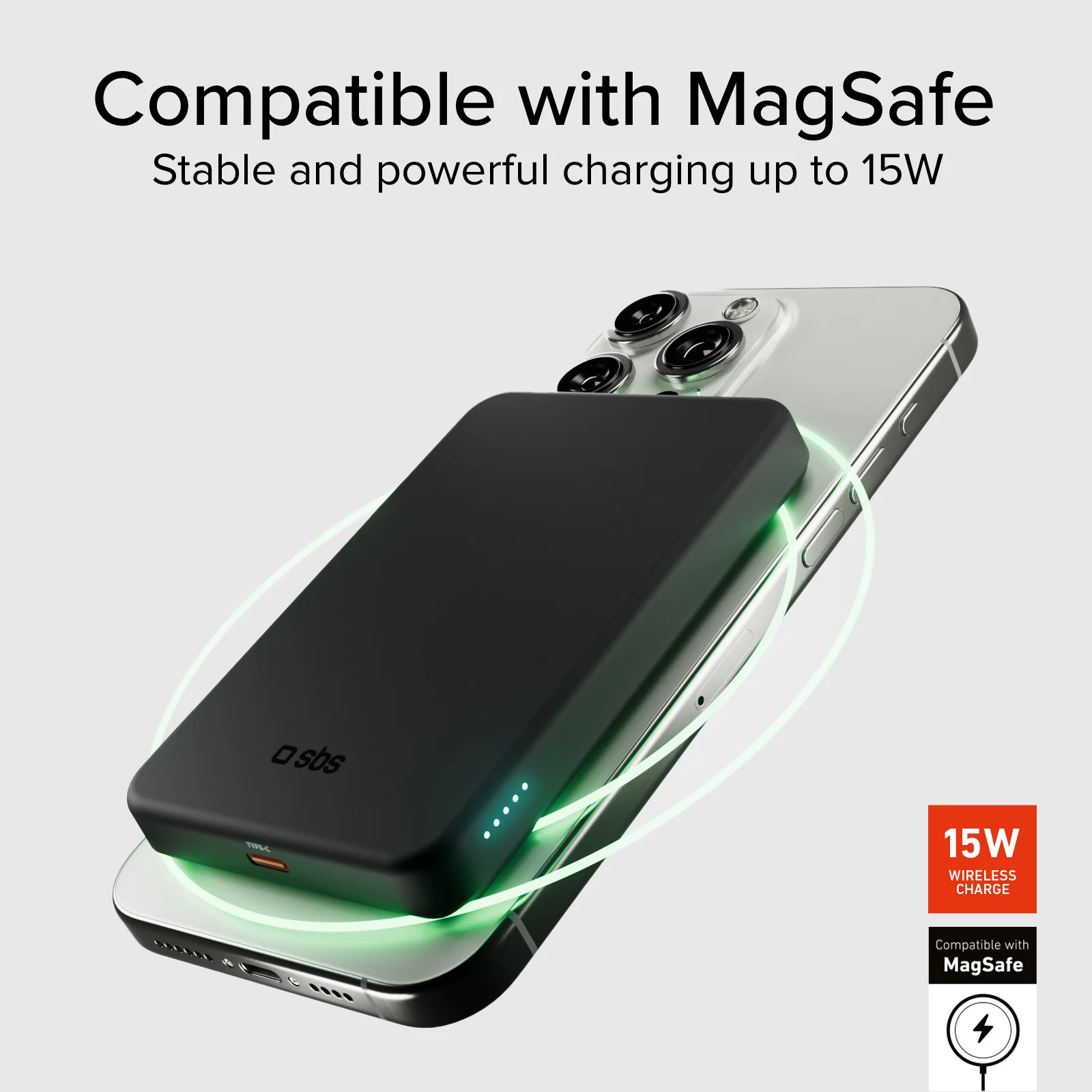Mag Power Bank Qi2 compatibile MagSafe da 5000 mAh - Image 9