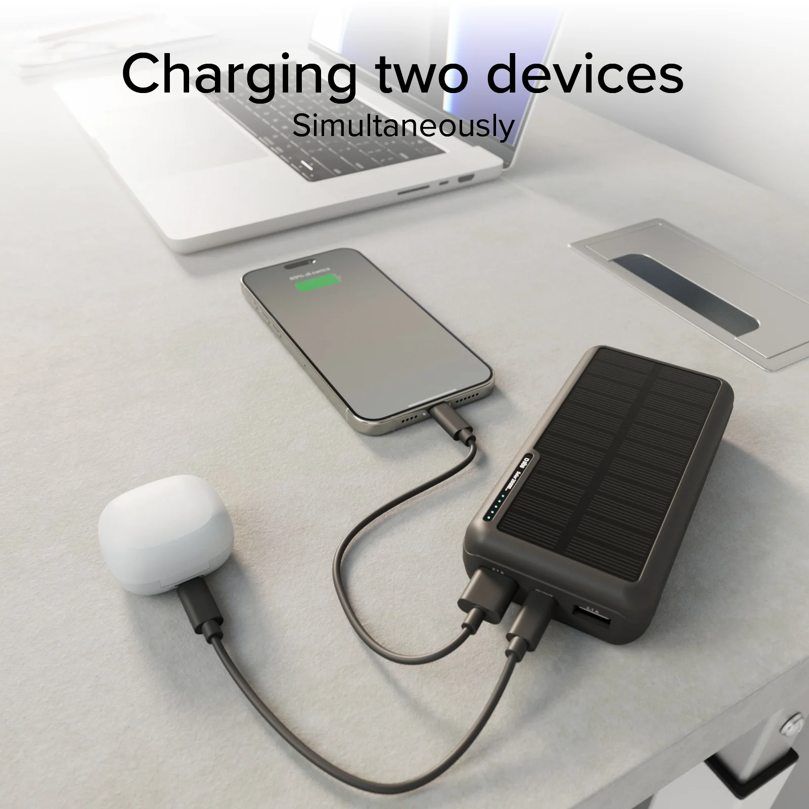 Power bank 20.000 mAh con pannello solare - Image 16