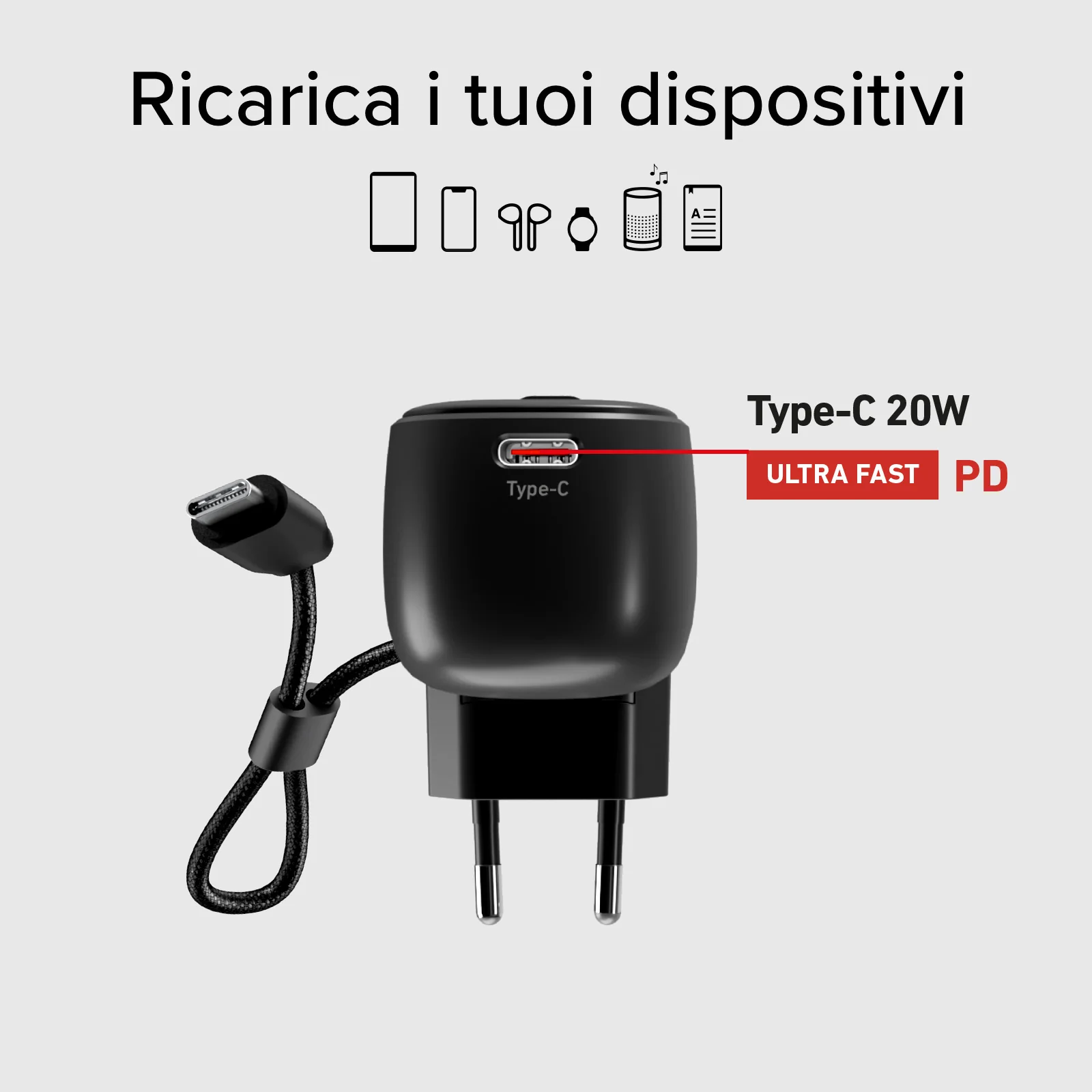 Powerbank Hybrid 5000mAh PD 20W con presa integrata - Image 15