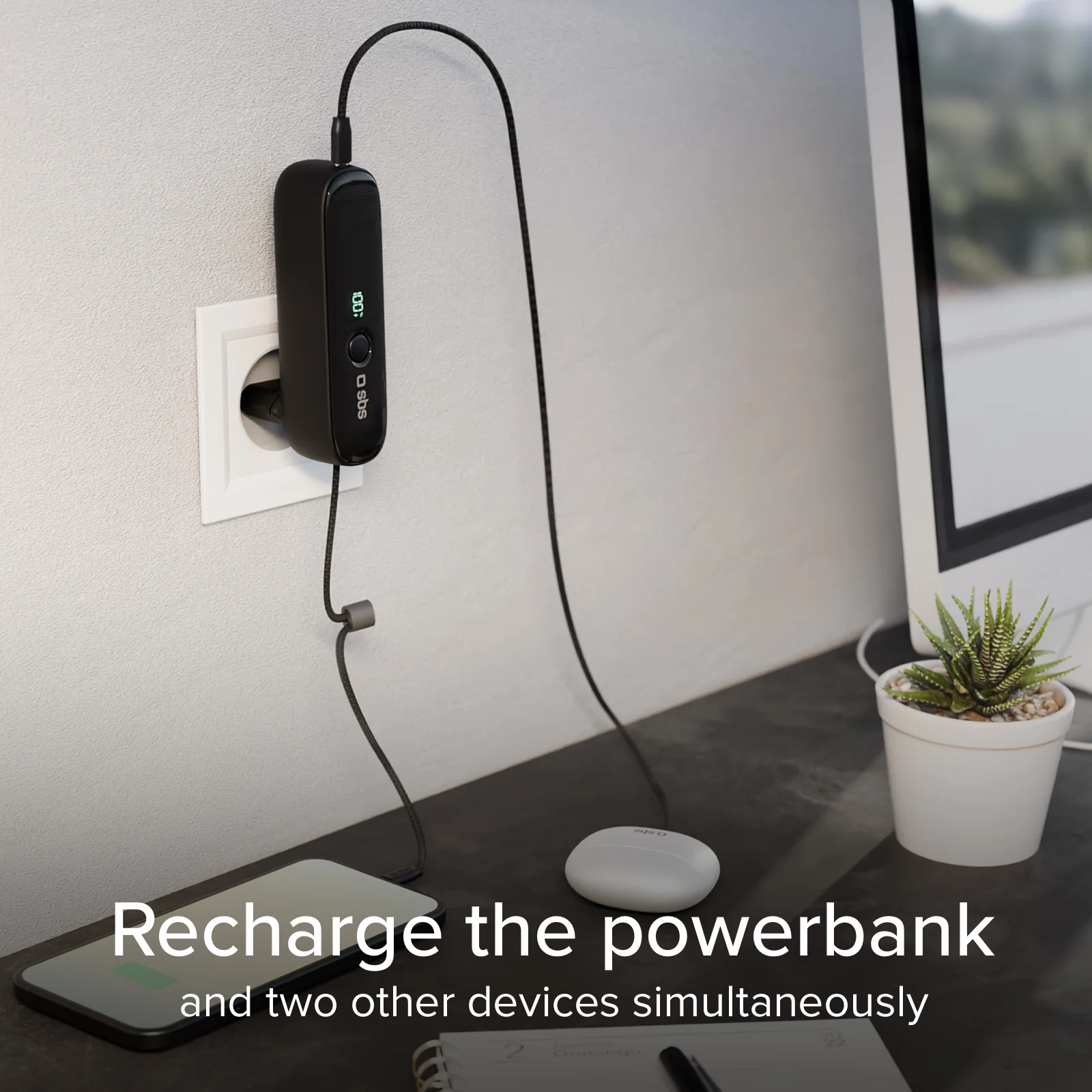 Powerbank Hybrid 5000mAh PD 20W con presa integrata - Image 7