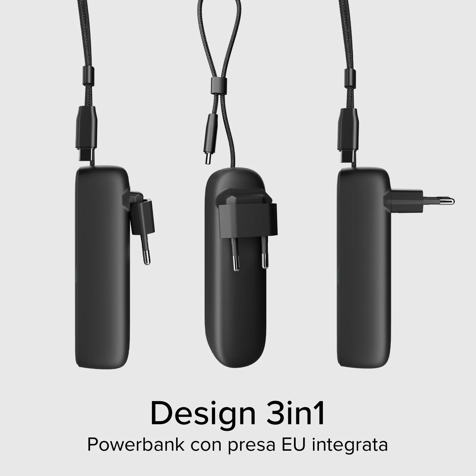Powerbank Hybrid 5000mAh PD 20W con presa integrata - Image 9