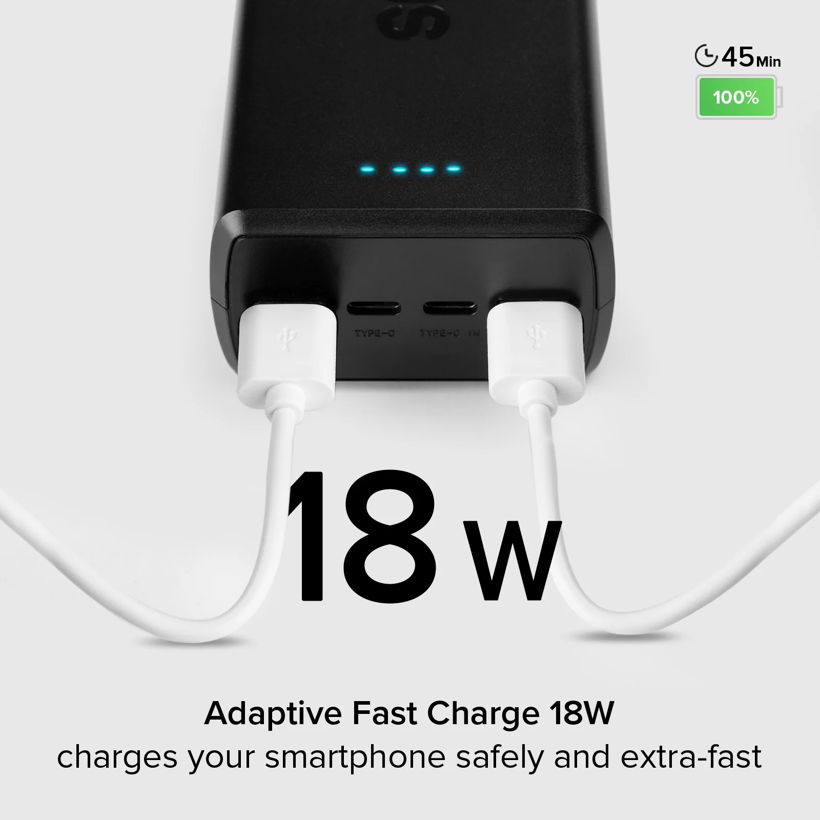 Power bank da 30.000 mAh con 2 porte USB-C e 2 porte USB-A - Image 9