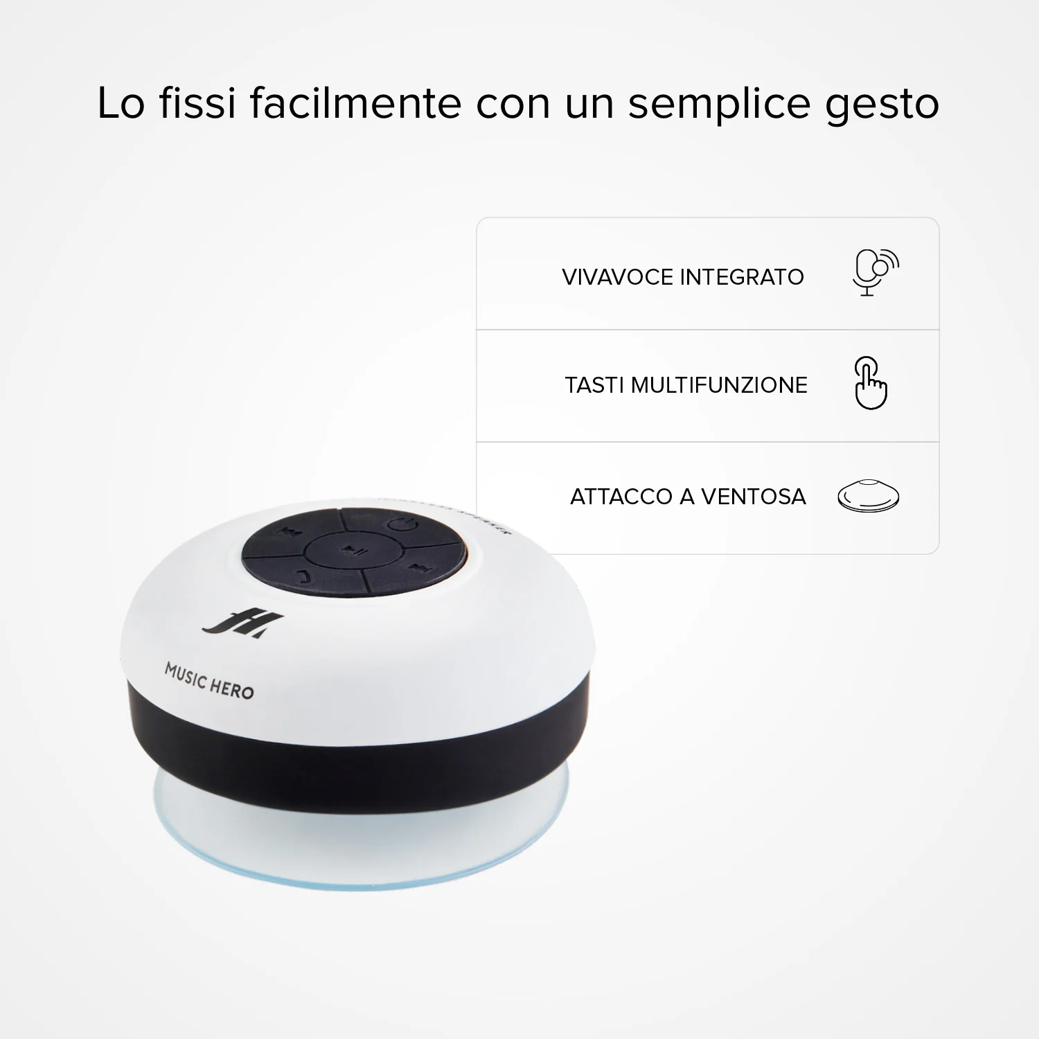 Octopump 3 Watt - Speaker Wireless con ventosa - Image 13