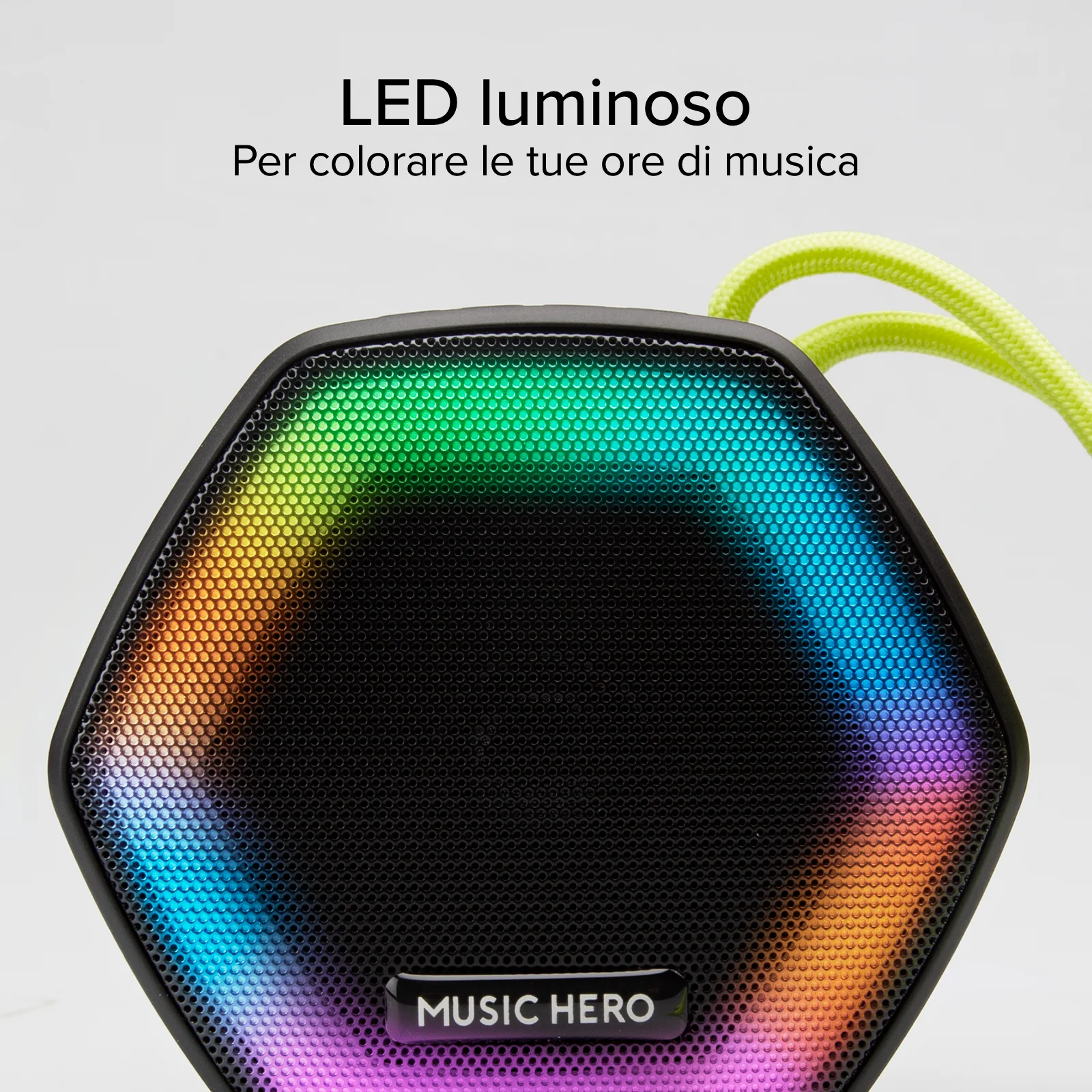 Speaker wireless 5W IBIZA con LED multicolor - Image 7
